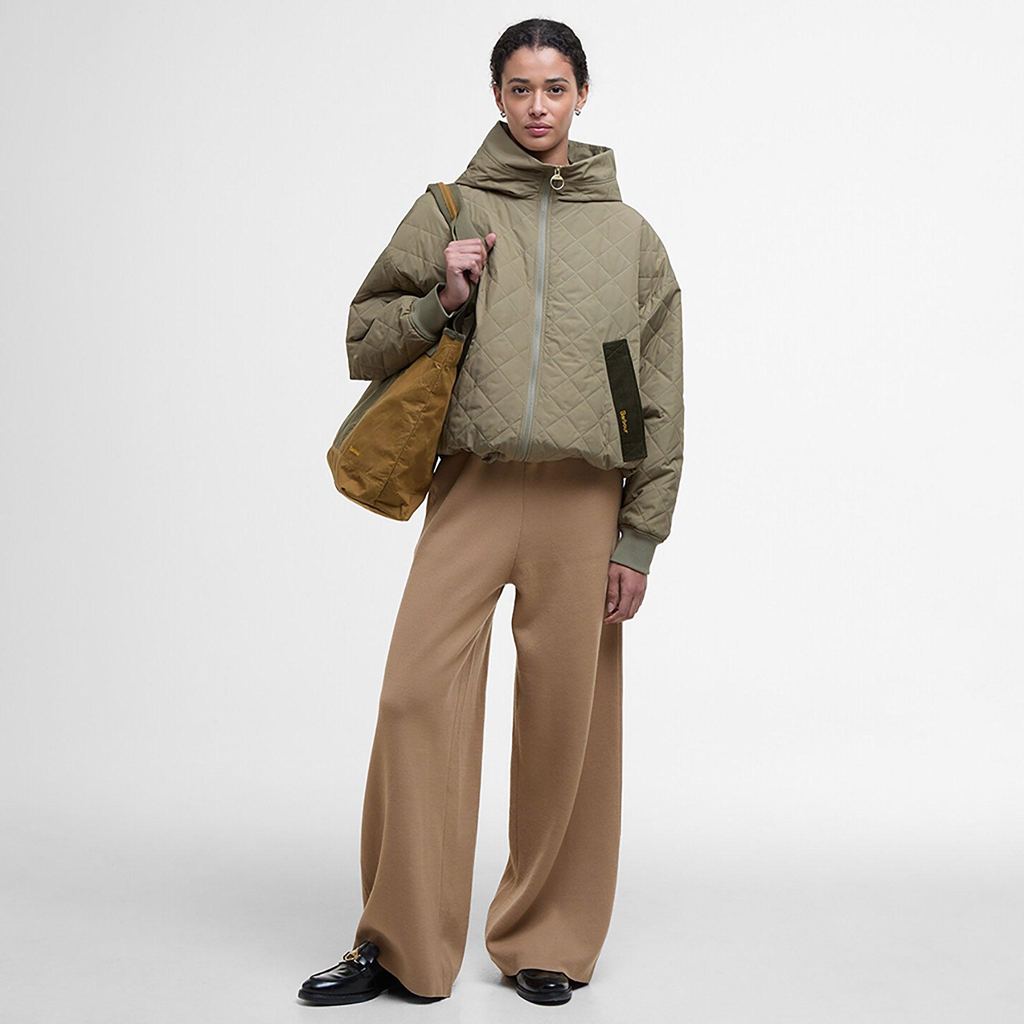 Product image 3 of 7 of Barbour Women's Maddy Quilted Jacket - Dusky Green/ Ancient Tartan