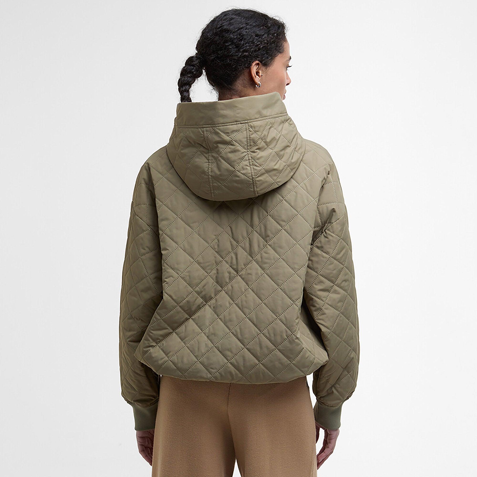 Product image 4 of 7 of Barbour Women's Maddy Quilted Jacket - Dusky Green/ Ancient Tartan