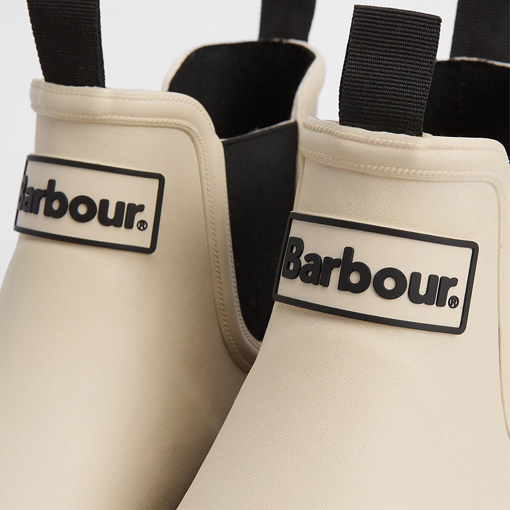 Product image 4 of 7 of Barbour Women's Nimbus Chelsea Wellington Boots - Salt/Dusky Green