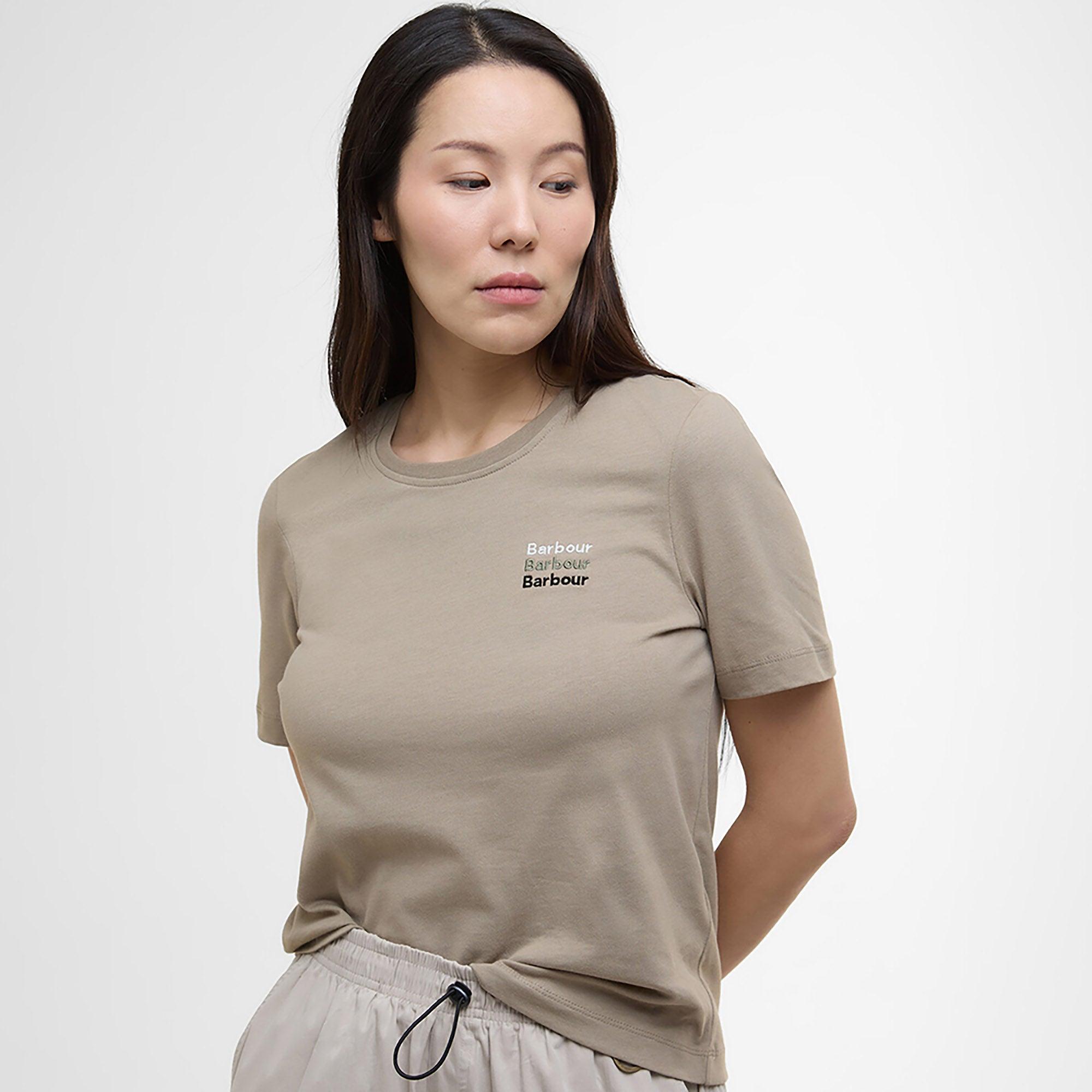 Product image 5 of 5 of Barbour Women's Penshaw T-Shirt - Military Brown