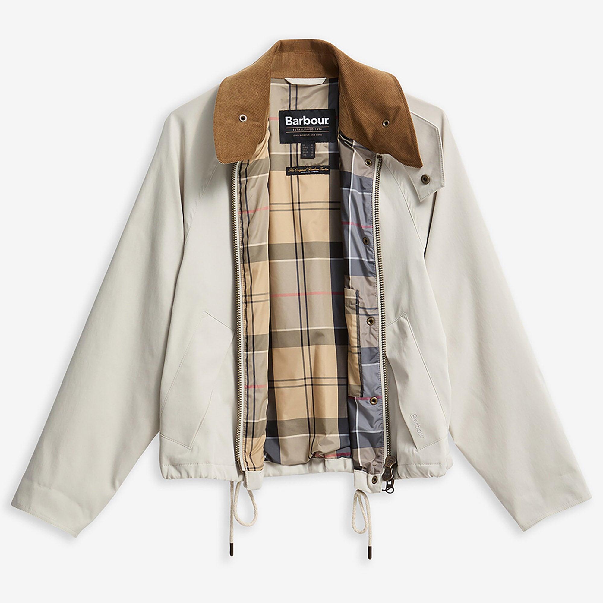 Product image 12 of 12 of Barbour Women's Sofie Showerproof Jacket - Beige/Dress Tartan lining