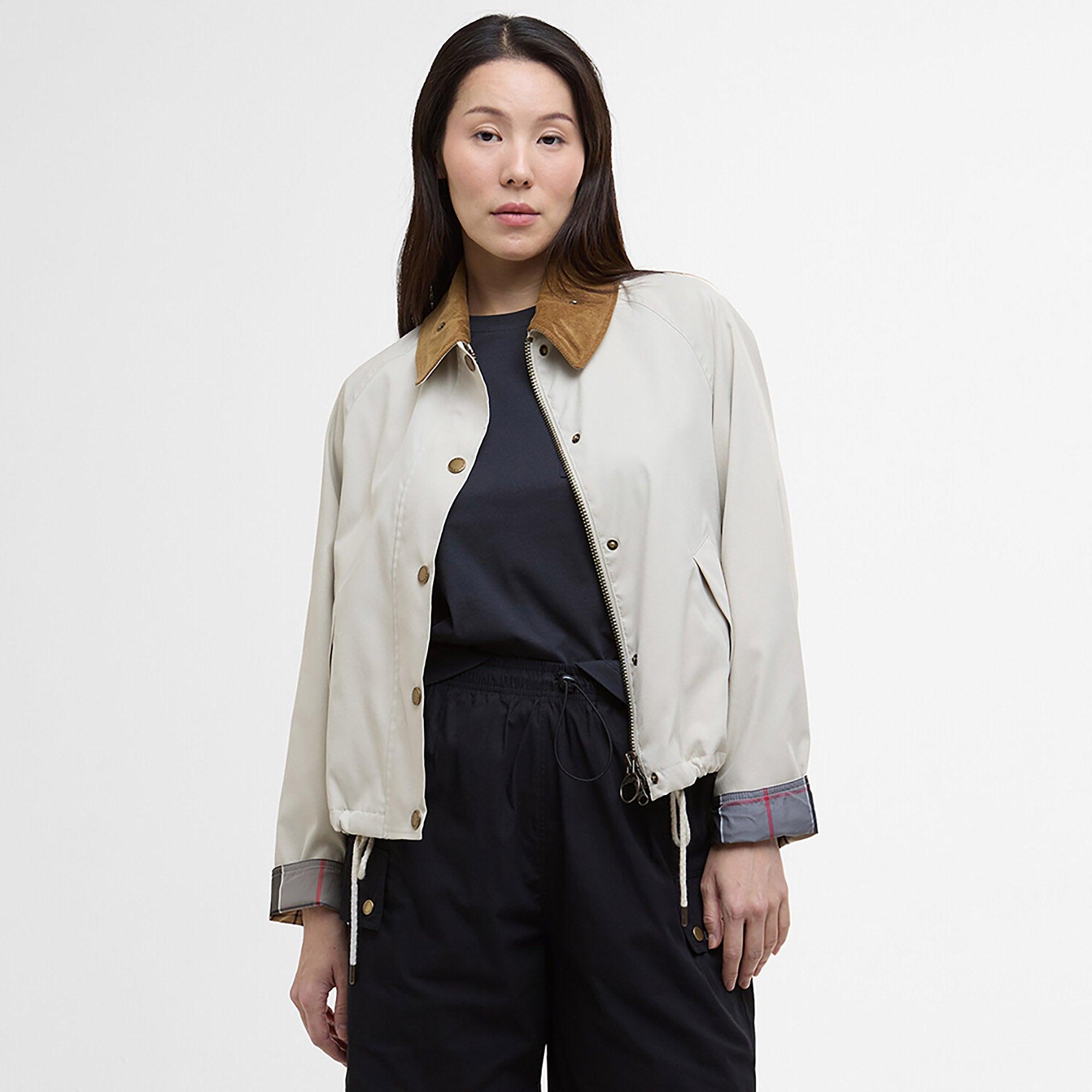 Product image 2 of 12 of Barbour Women's Sofie Showerproof Jacket - Beige/Dress Tartan lining