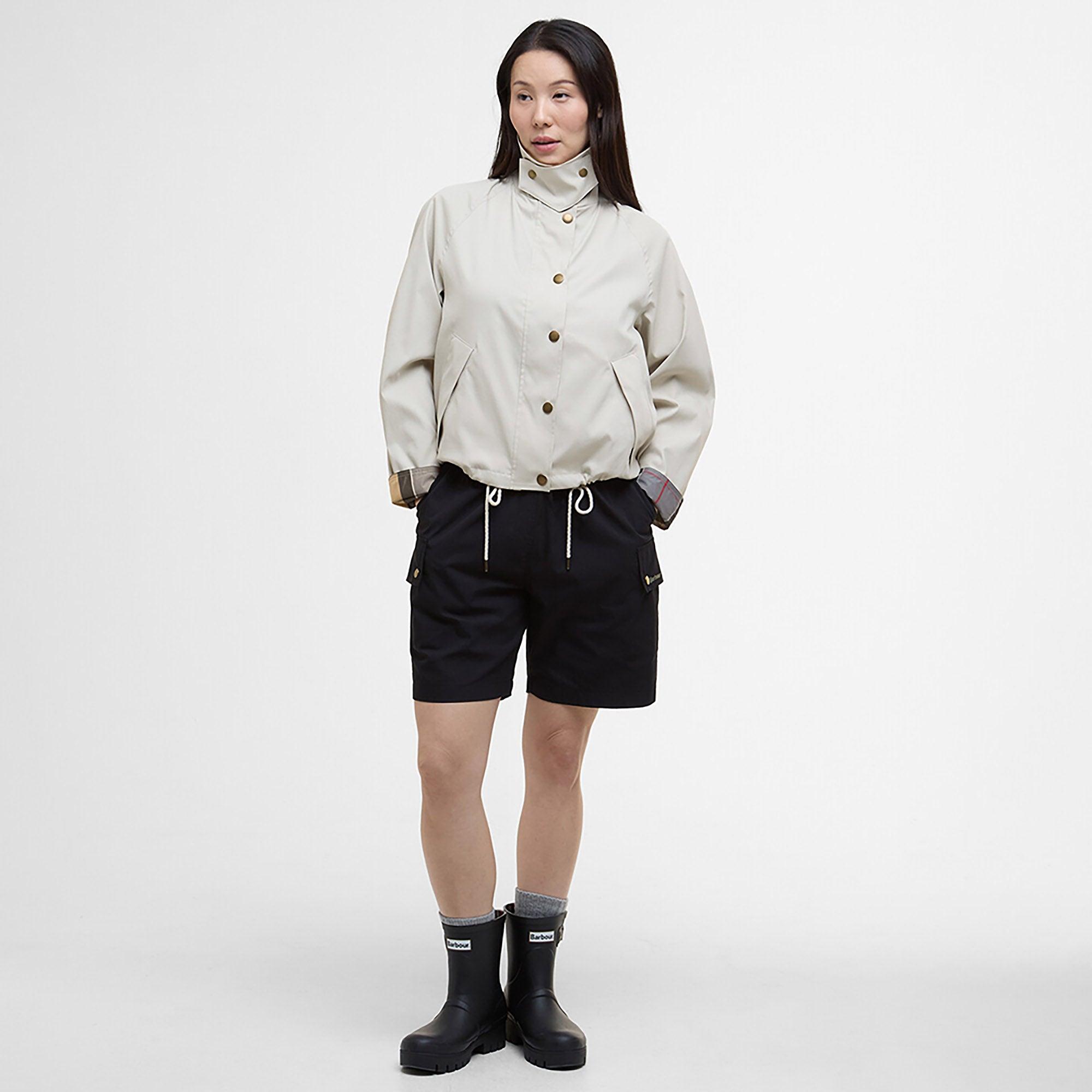 Product image 3 of 12 of Barbour Women's Sofie Showerproof Jacket - Beige/Dress Tartan lining