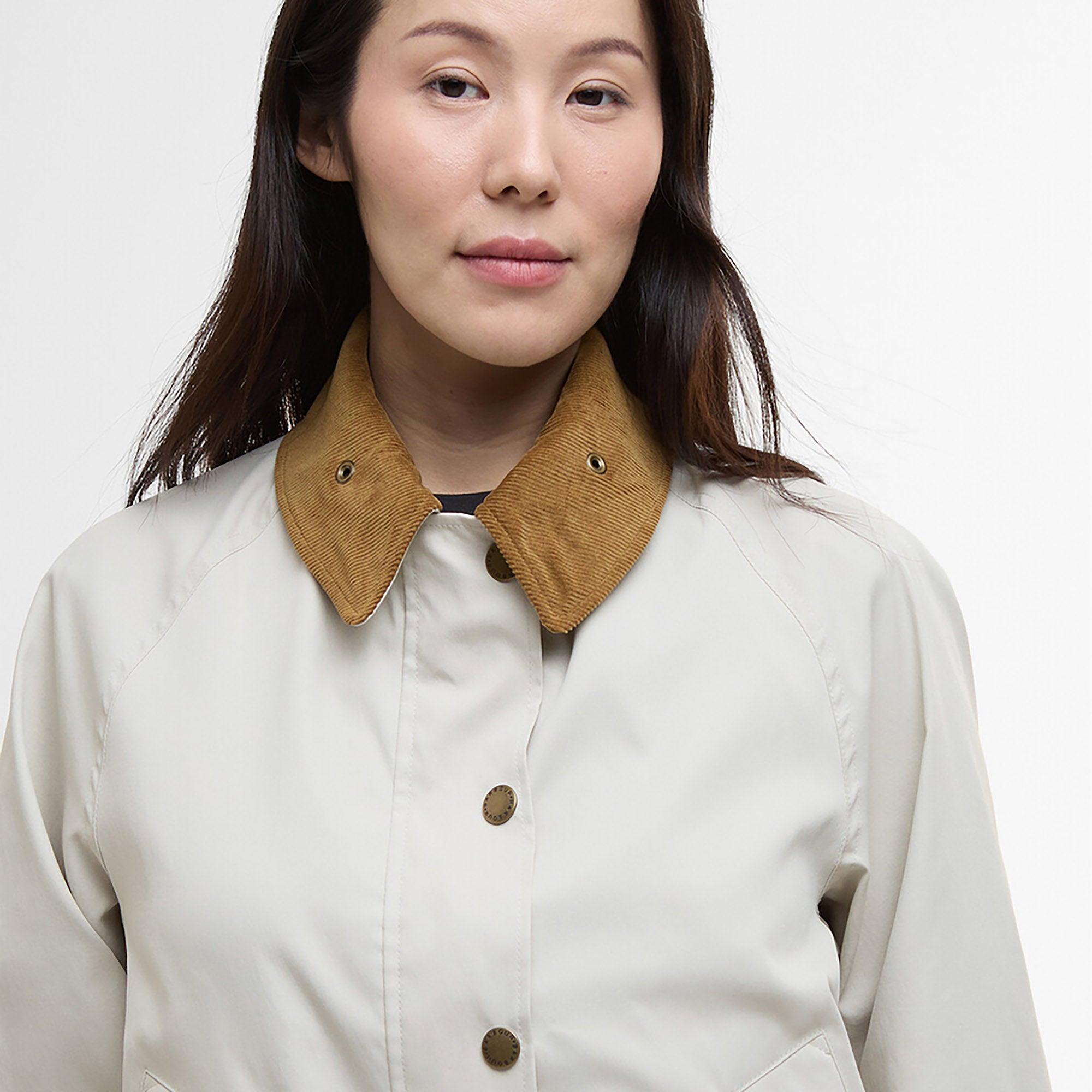 Product image 5 of 12 of Barbour Women's Sofie Showerproof Jacket - Beige/Dress Tartan lining