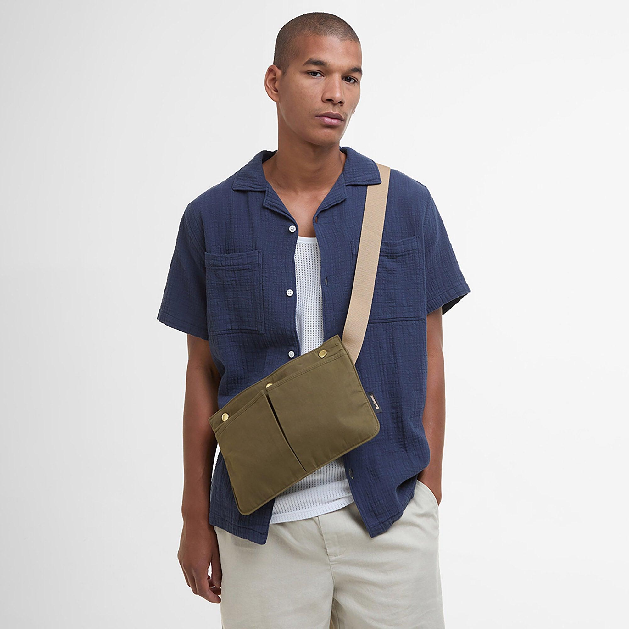 Product image 2 of 9 of Barbour Transport Sacoche Bag - Dusky Green