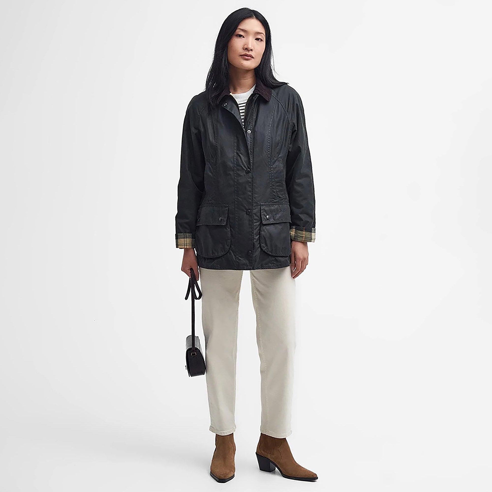 Product image 3 of 10 of Barbour Women's Beadnell Waxed Jacket - Sage