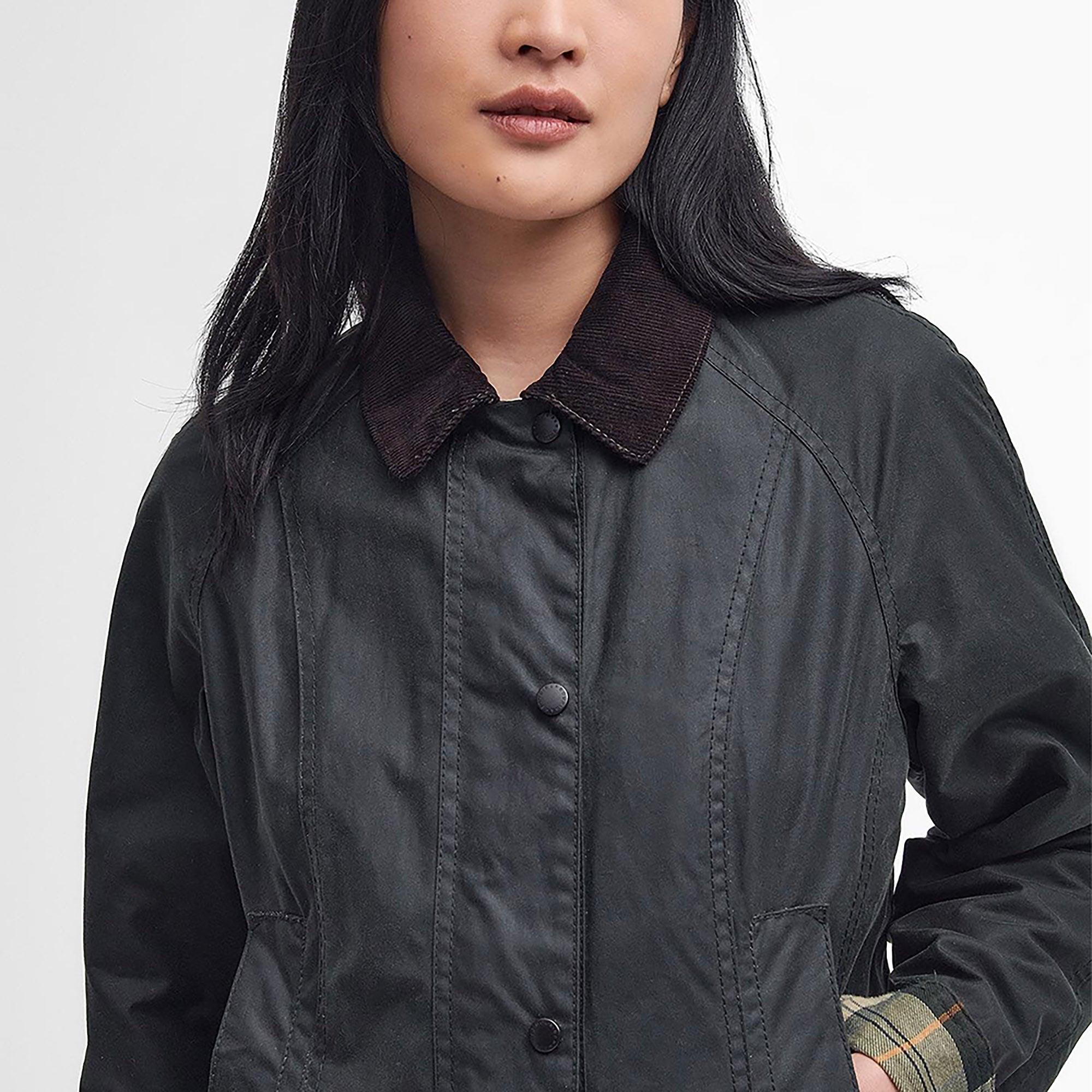 Product image 5 of 7 of Barbour Women's Beadnell Waxed Jacket - Sage