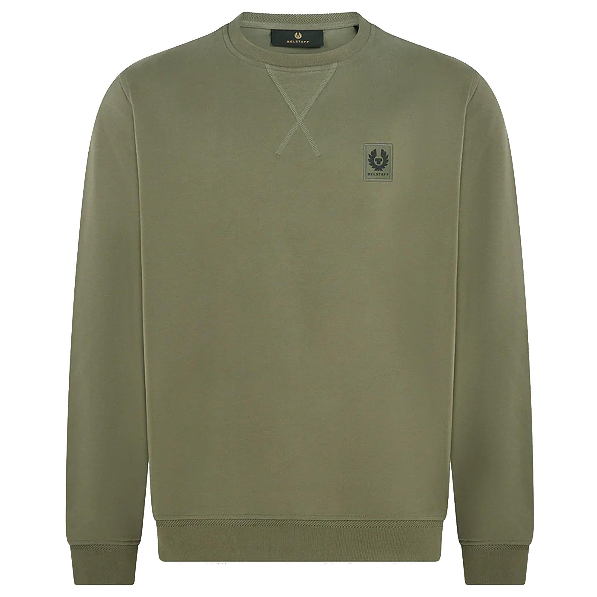 Product image 1 of 3 of Belstaff Men's Cotton Fleece Sweatshirt - Surplus Green