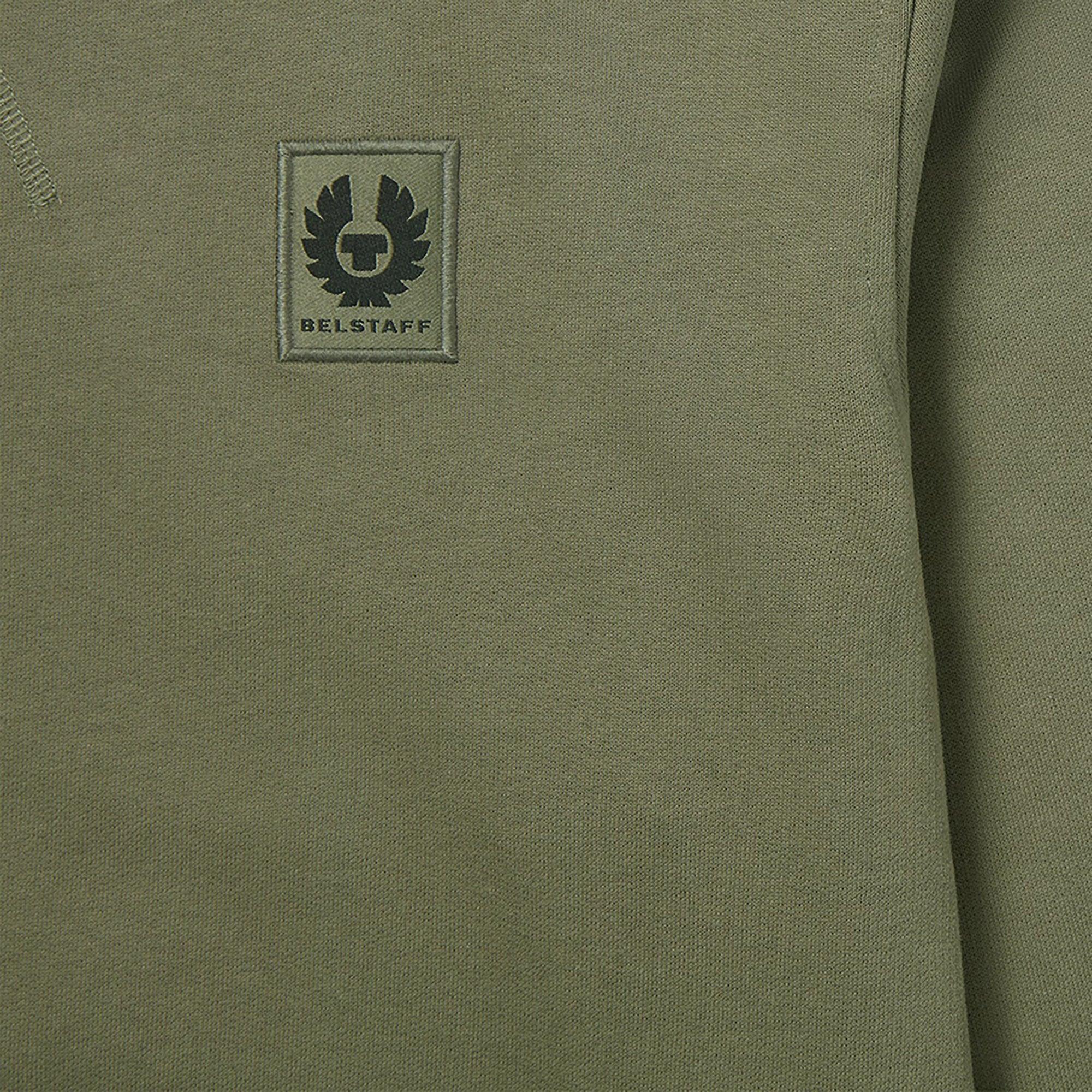 Product image 3 of 3 of Belstaff Men's Cotton Fleece Sweatshirt - Surplus Green