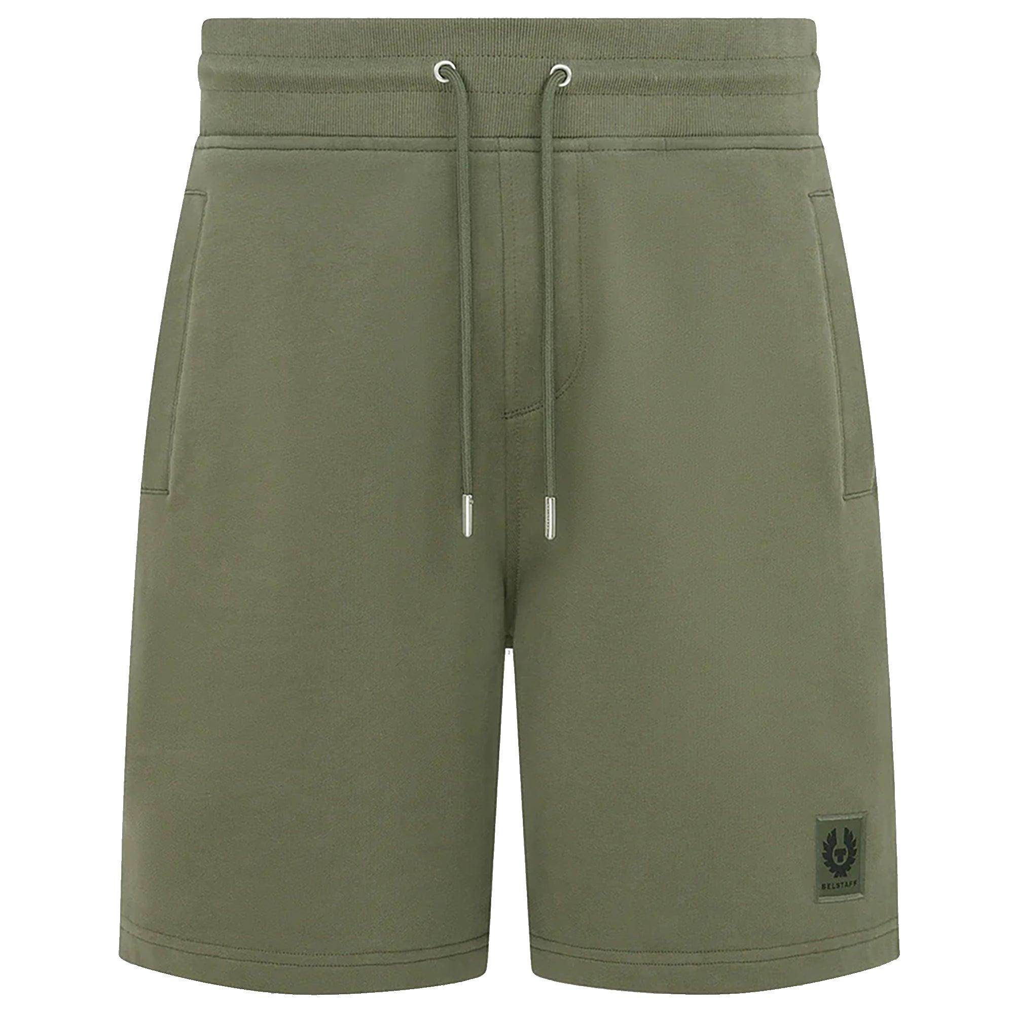 Product image 1 of 3 of Belstaff Men's Cotton Fleece Sweatshorts - Surplus Green