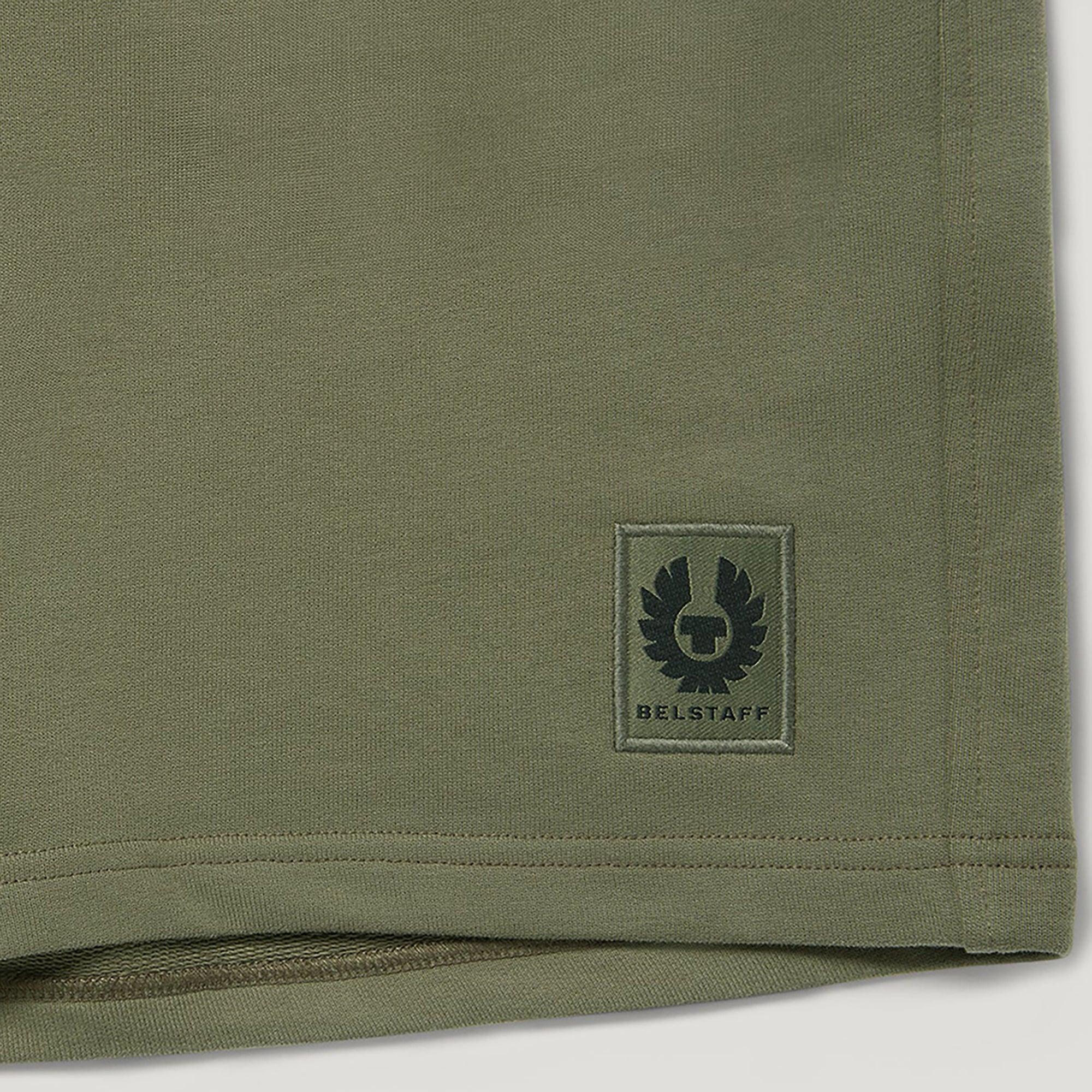 Product image 3 of 3 of Belstaff Men's Cotton Fleece Sweatshorts - Surplus Green