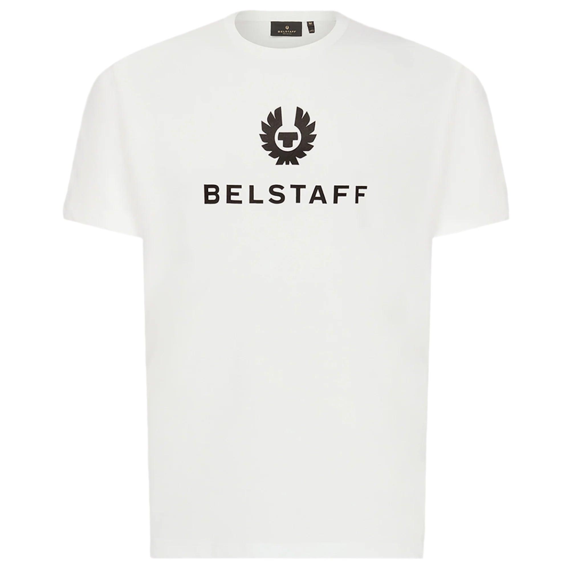 Product image 1 of 3 of Belstaff Men's Cotton Jersey Signature T-Shirt - White