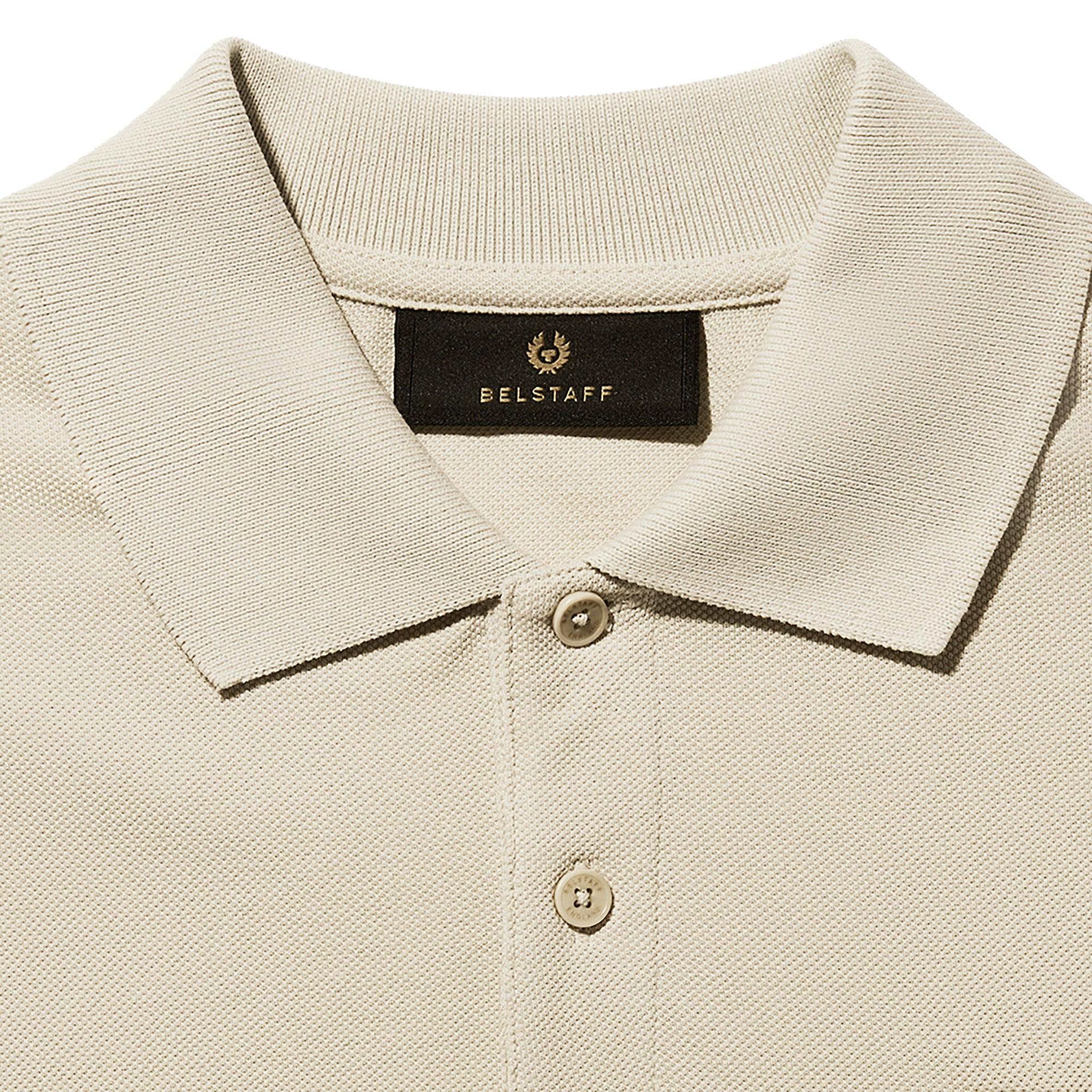 Product image 2 of 3 of Belstaff Men's Cotton Pique Polo Shirt - Stone Beige