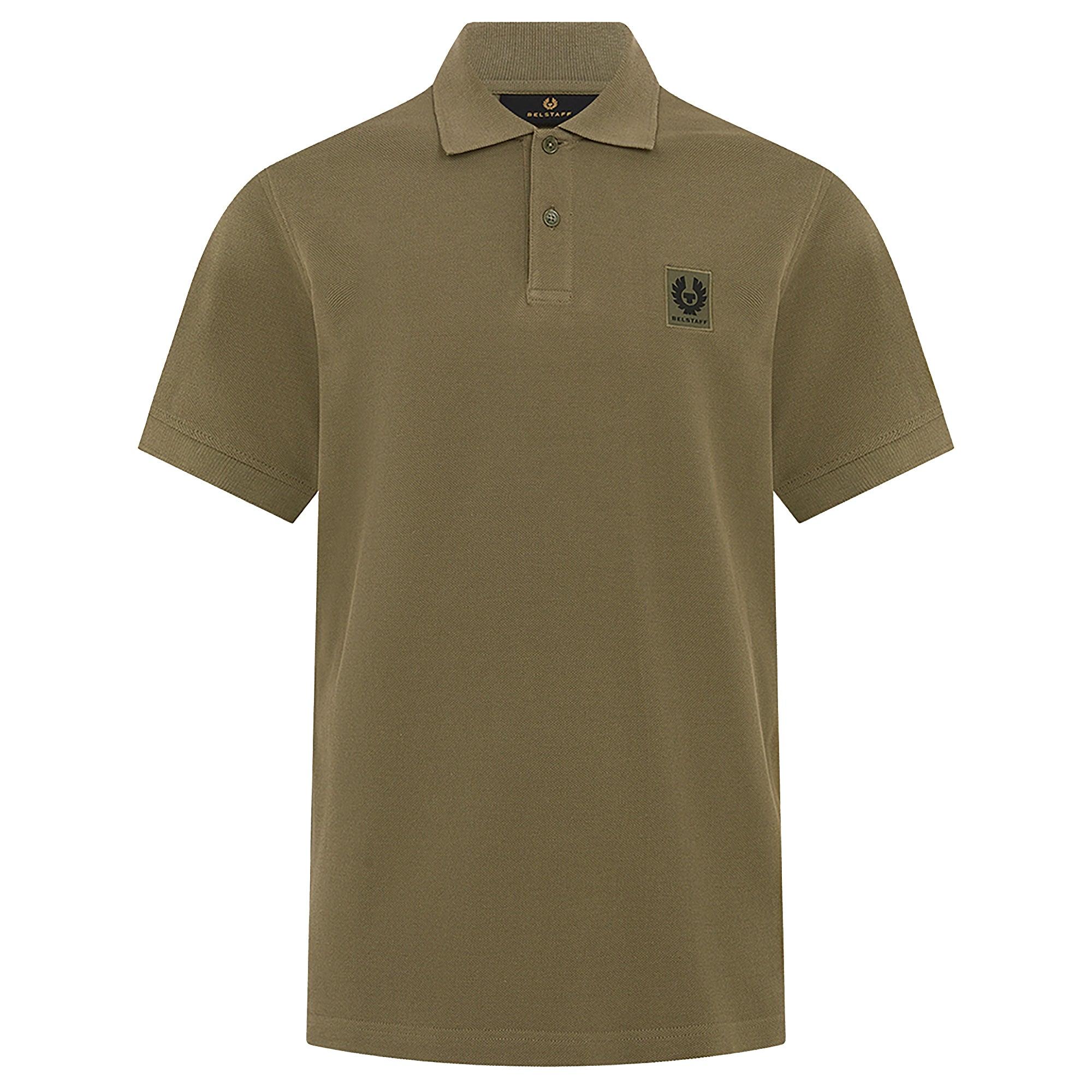 Product image 1 of 3 of Belstaff Men's Cotton Pique Polo Shirt - Surplus Green