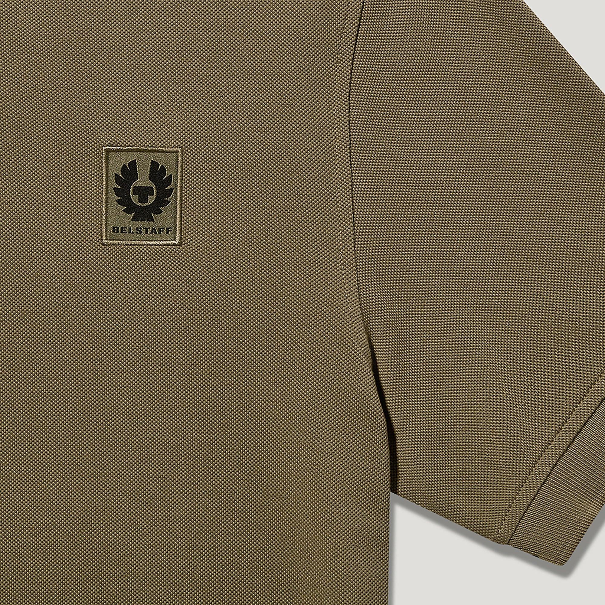 Product image 3 of 3 of Belstaff Men's Cotton Pique Polo Shirt - Surplus Green