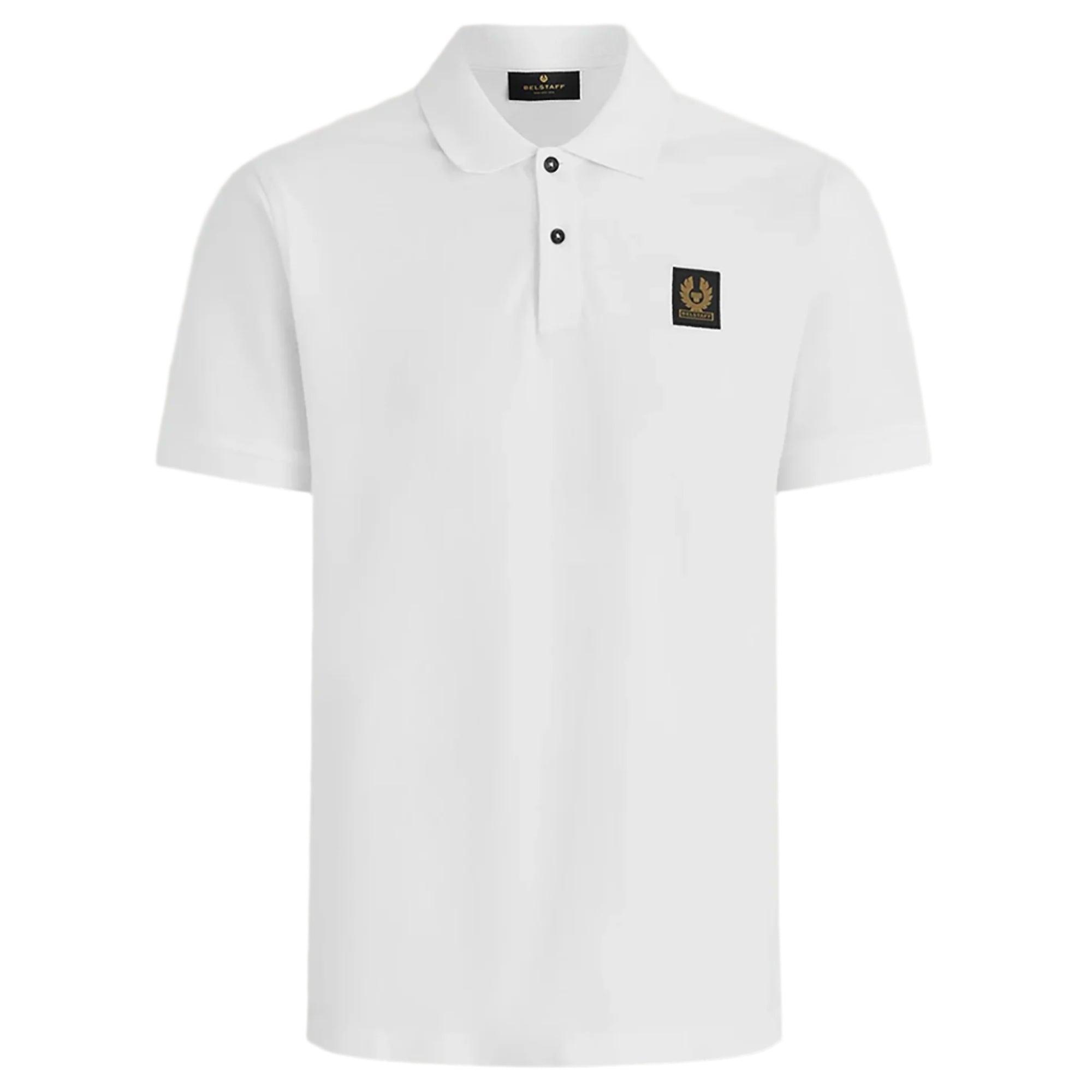 Product image 1 of 2 of Belstaff Men's Cotton Pique Polo Shirt - White