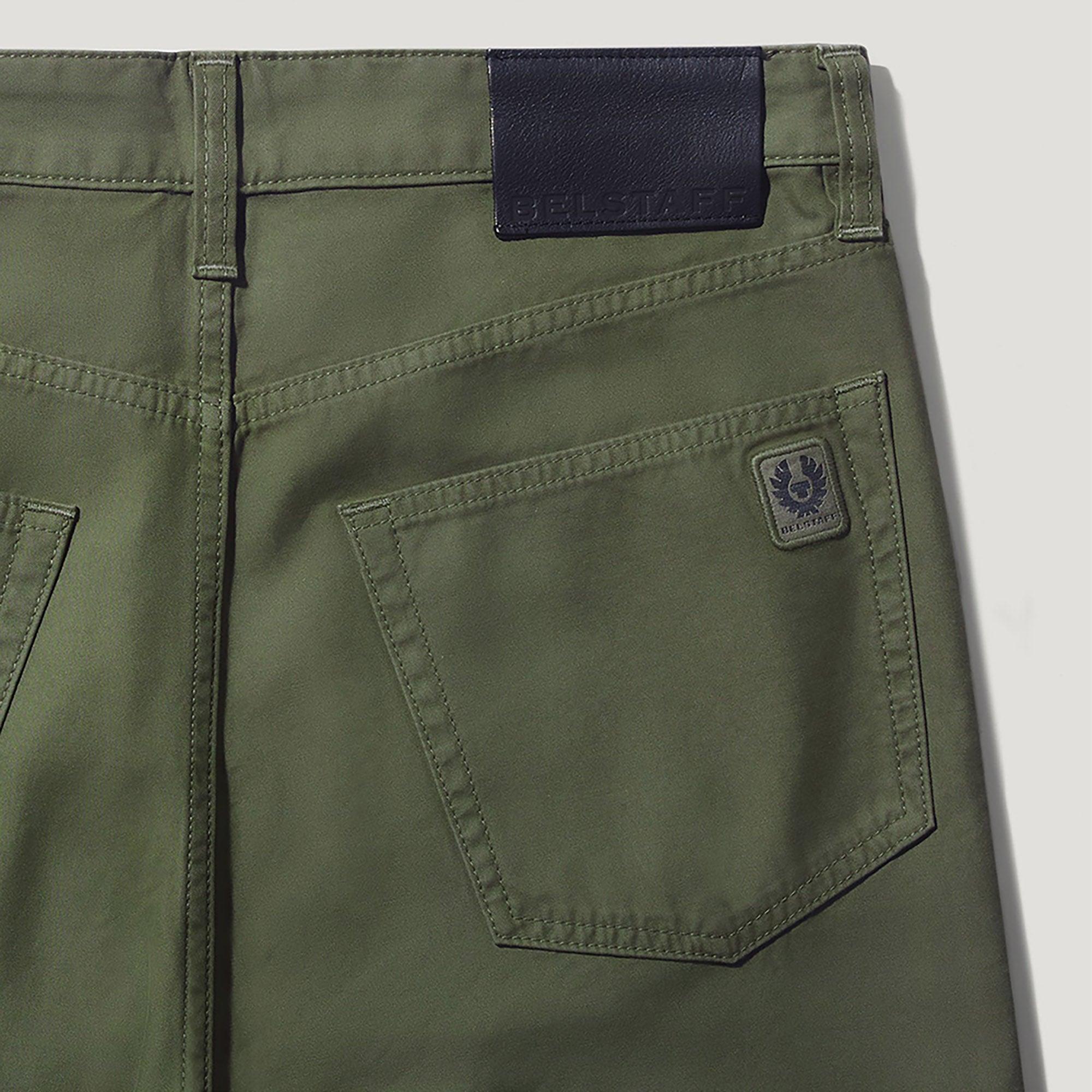 Product image 2 of 3 of Belstaff Men's Cotton Sateen Longton Jeans - Surplus Green
