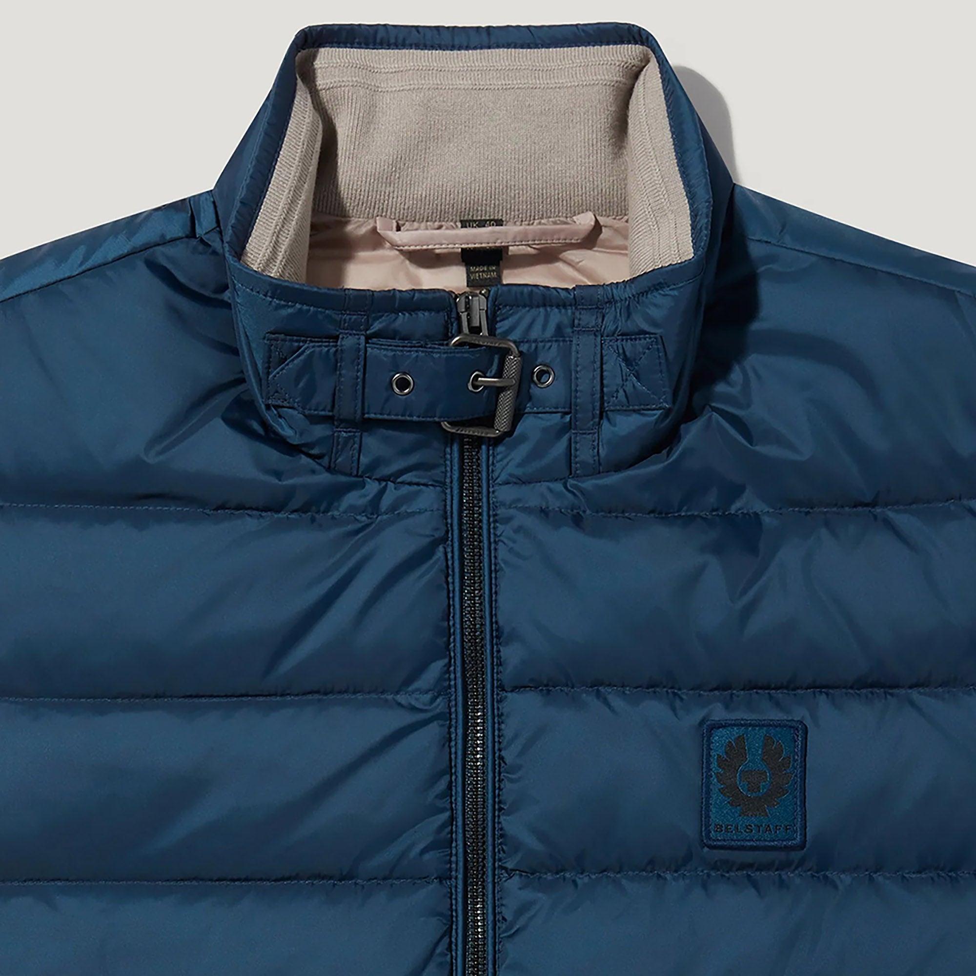 Product image 2 of 4 of Belstaff Men's Down Filled Nylon Circuit Vest Gilet - Insignia Blue