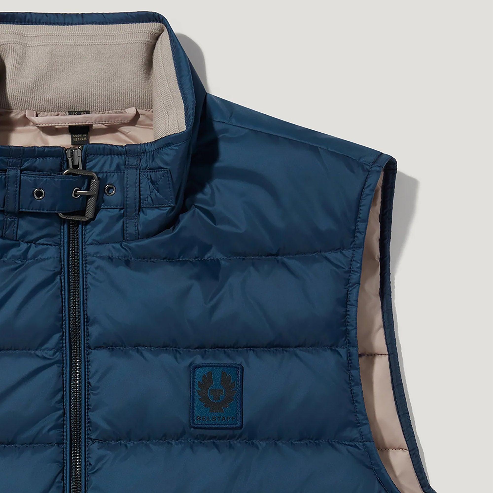 Product image 4 of 4 of Belstaff Men's Down Filled Nylon Circuit Vest Gilet - Insignia Blue