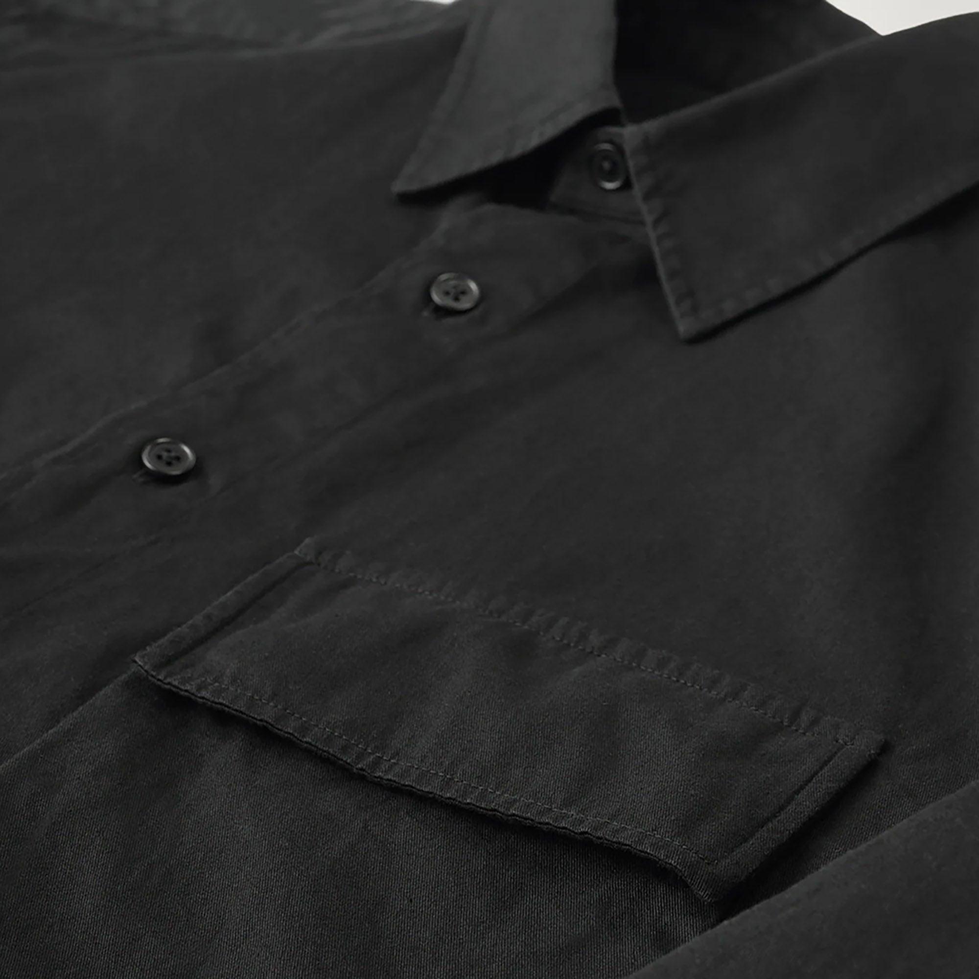 Product image 2 of 3 of Belstaff Men's Garment Dye Cotton Scale Shirt - Black