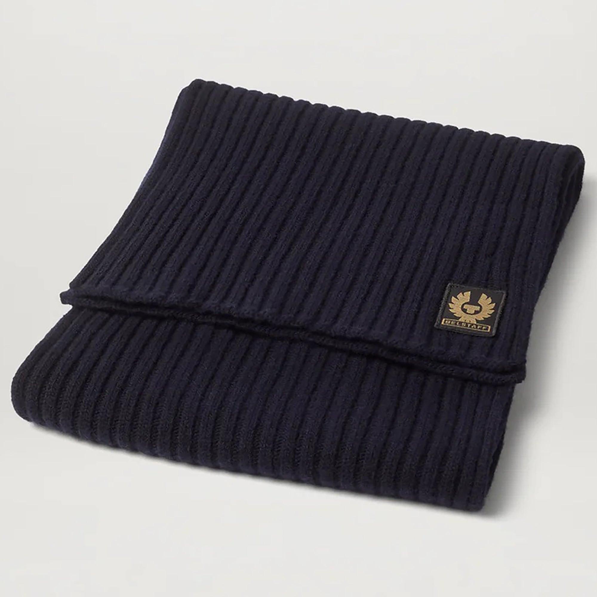 Product image 3 of 5 of Belstaff Men's Lambswool Watch Scarf - Dark Navy
