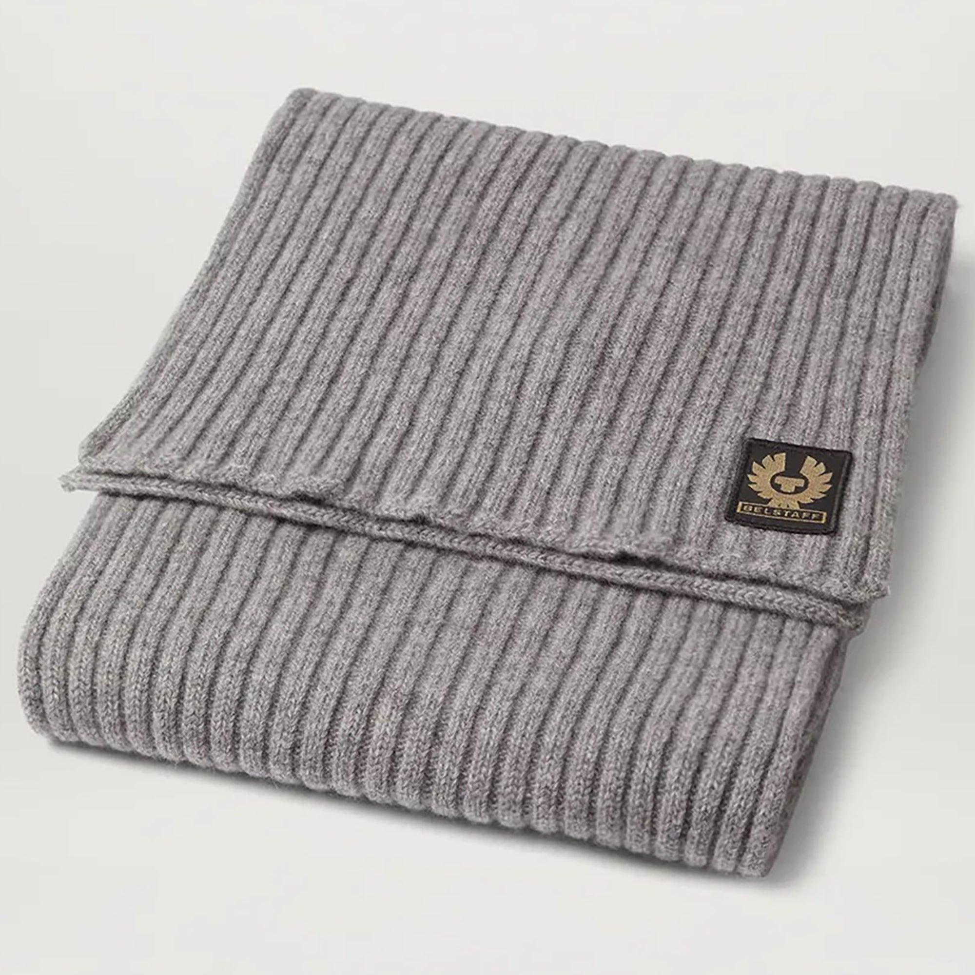 Product image 3 of 5 of Belstaff Men's Lambswool Watch Scarf - Pale Grey Melange