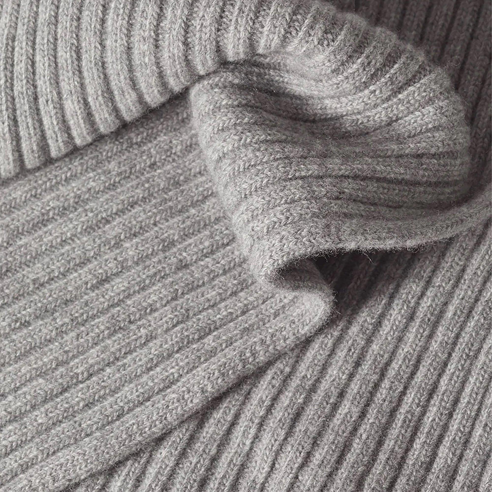 Product image 5 of 5 of Belstaff Men's Lambswool Watch Scarf - Pale Grey Melange