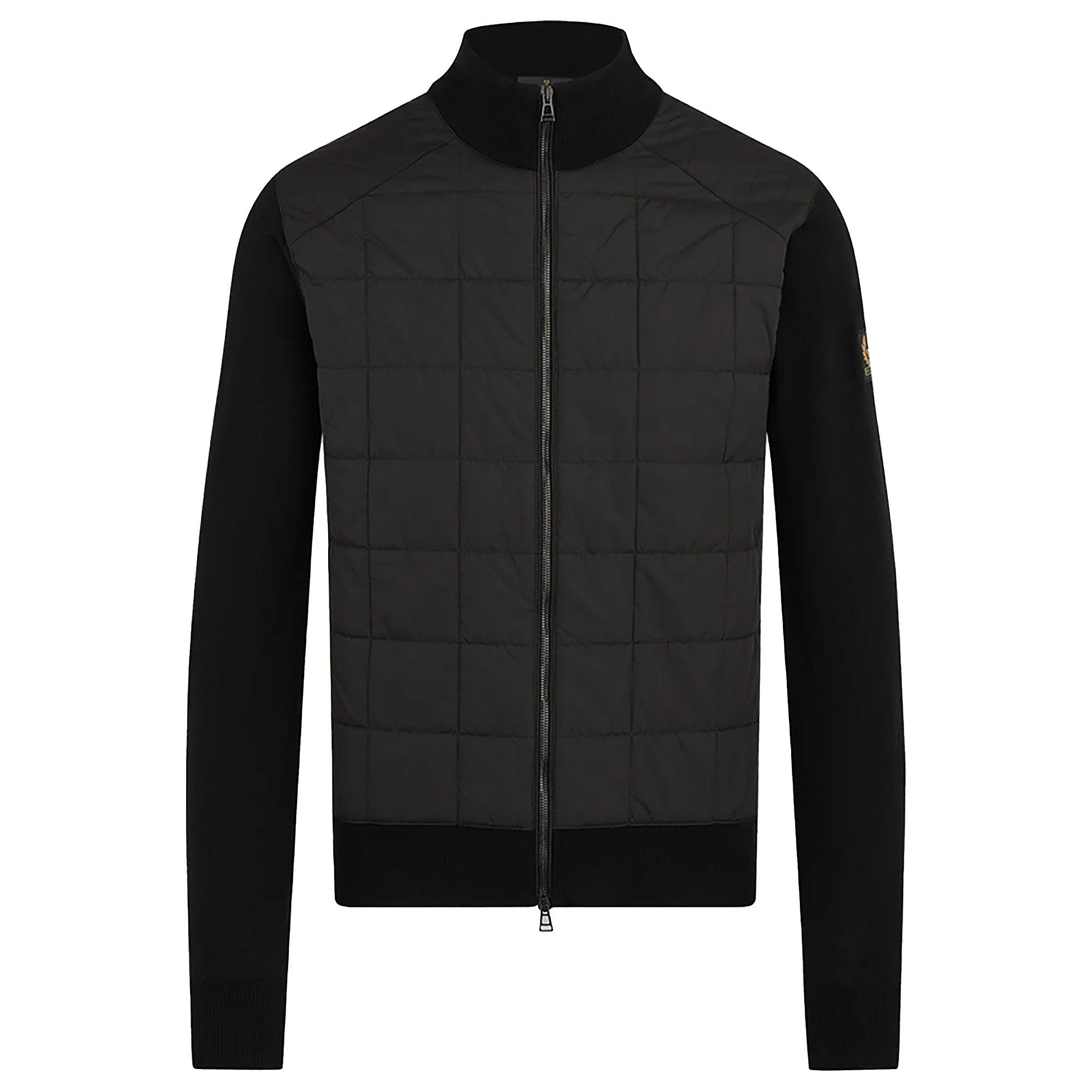 Product image 1 of 3 of Belstaff Men's Merino Wool Kelbrook Zip Cardigan - Black