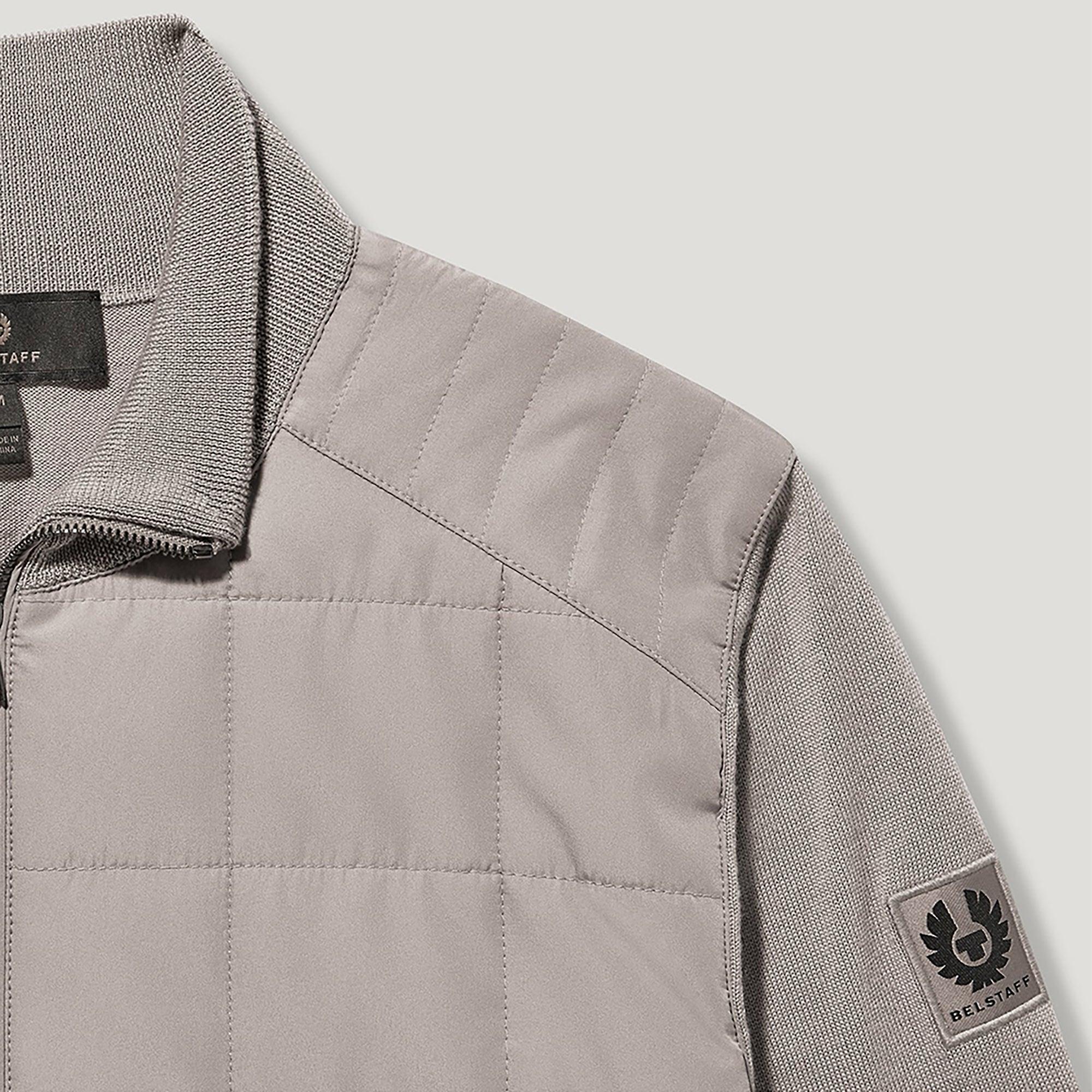 Product image 3 of 4 of Belstaff Men's Merino Wool Kelbrook Zip Cardigan - Pumice