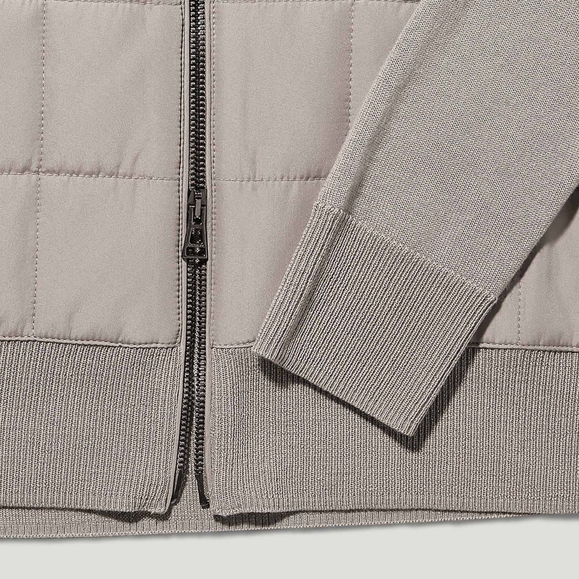 Product image 4 of 4 of Belstaff Men's Merino Wool Kelbrook Zip Cardigan - Pumice