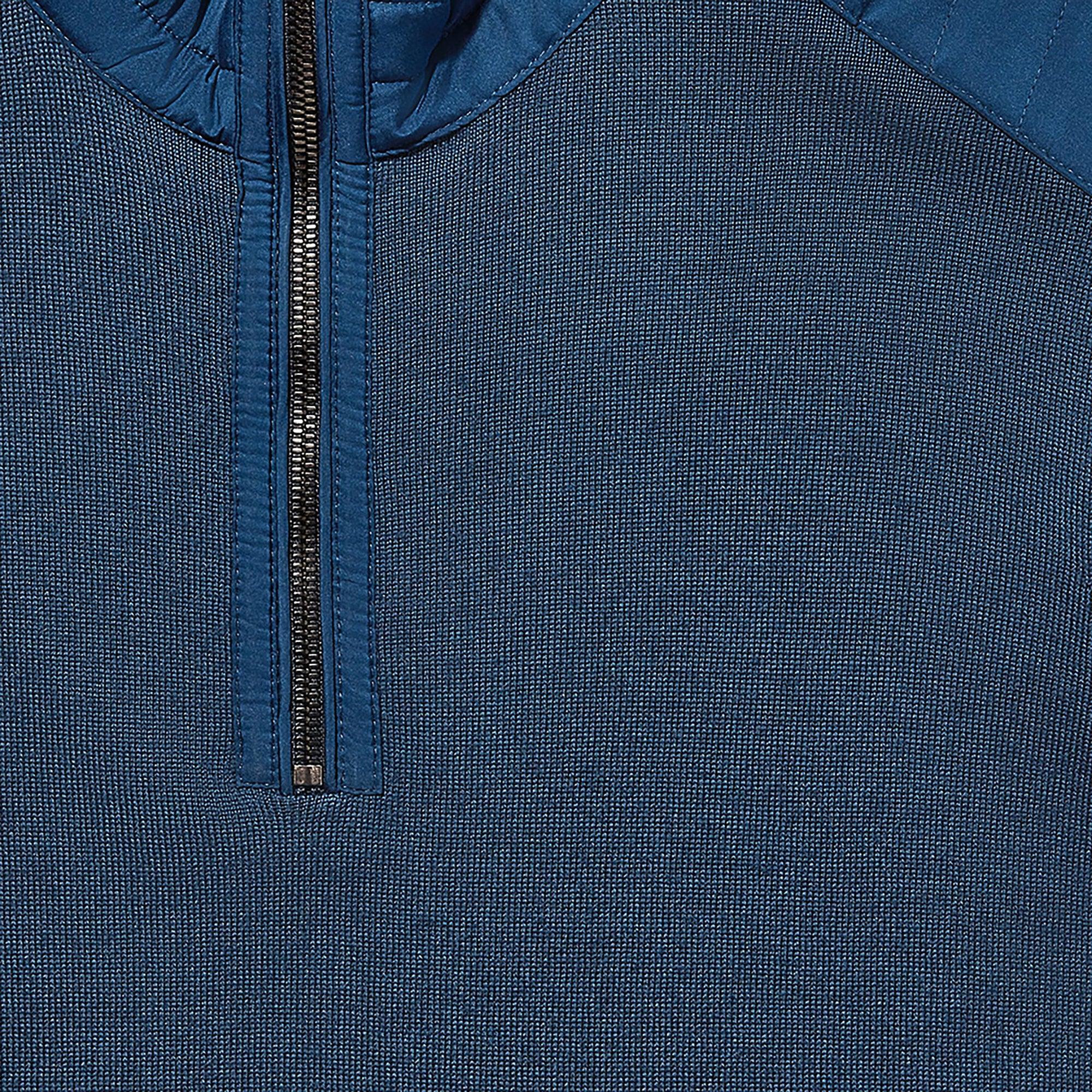 Product image 4 of 4 of Belstaff Men's Merino Wool Kilmington Quarter Zip Jumper - Insignia Blue