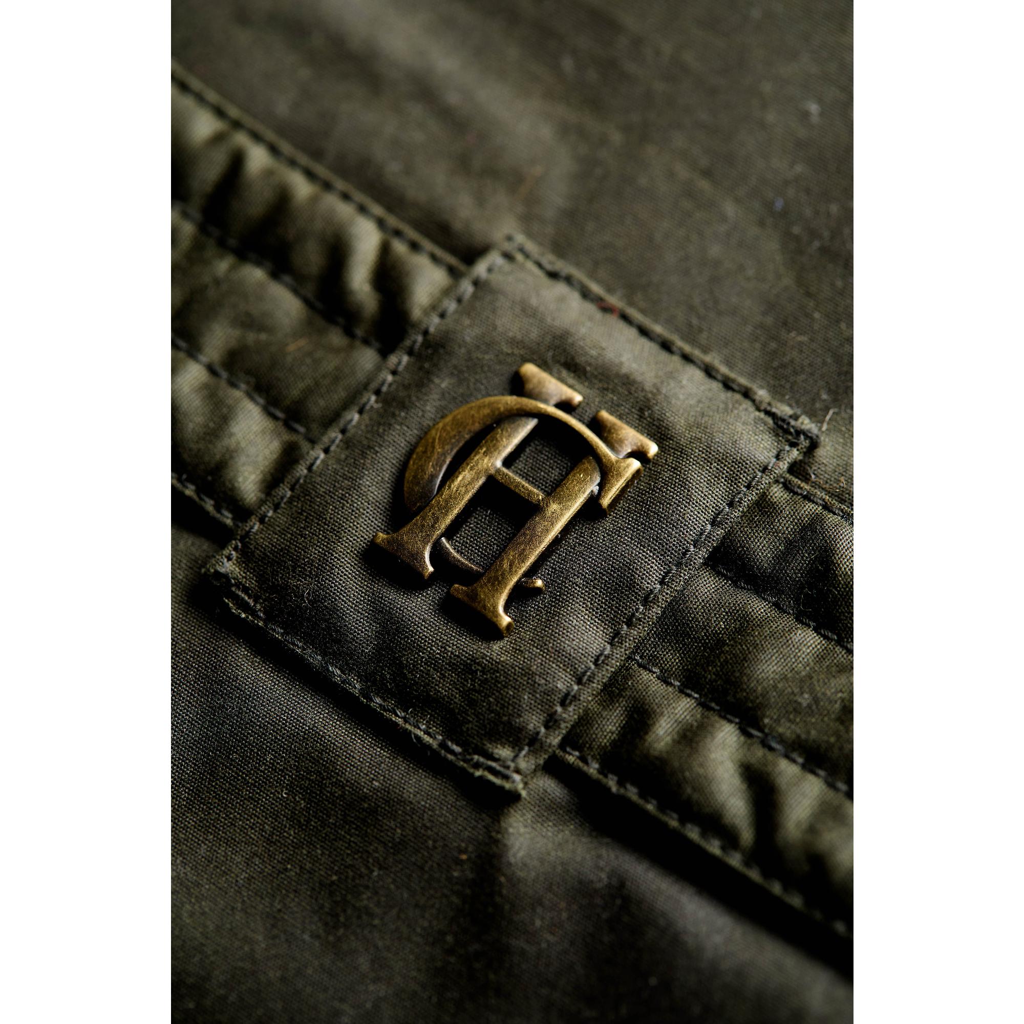 Product image 9 of 11 of Holland Cooper Women's Belted Waxed Jacket - Dark Olive