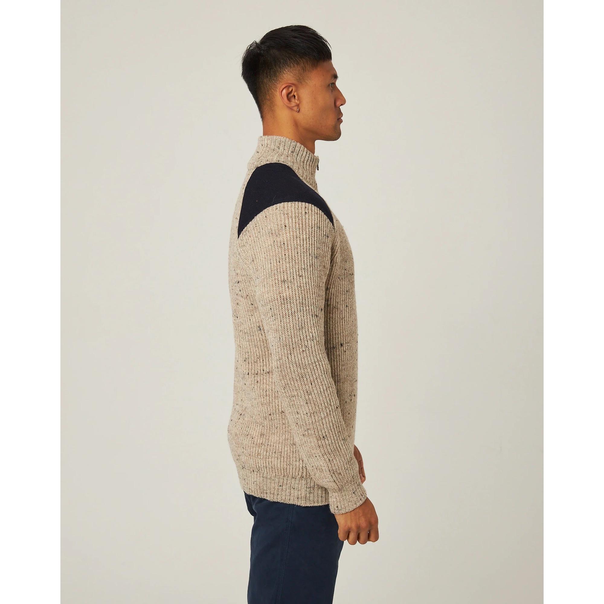 Product image 8 of 9 of Peregrine Men's Bexley Quarter Zip Jumper - Skiddaw