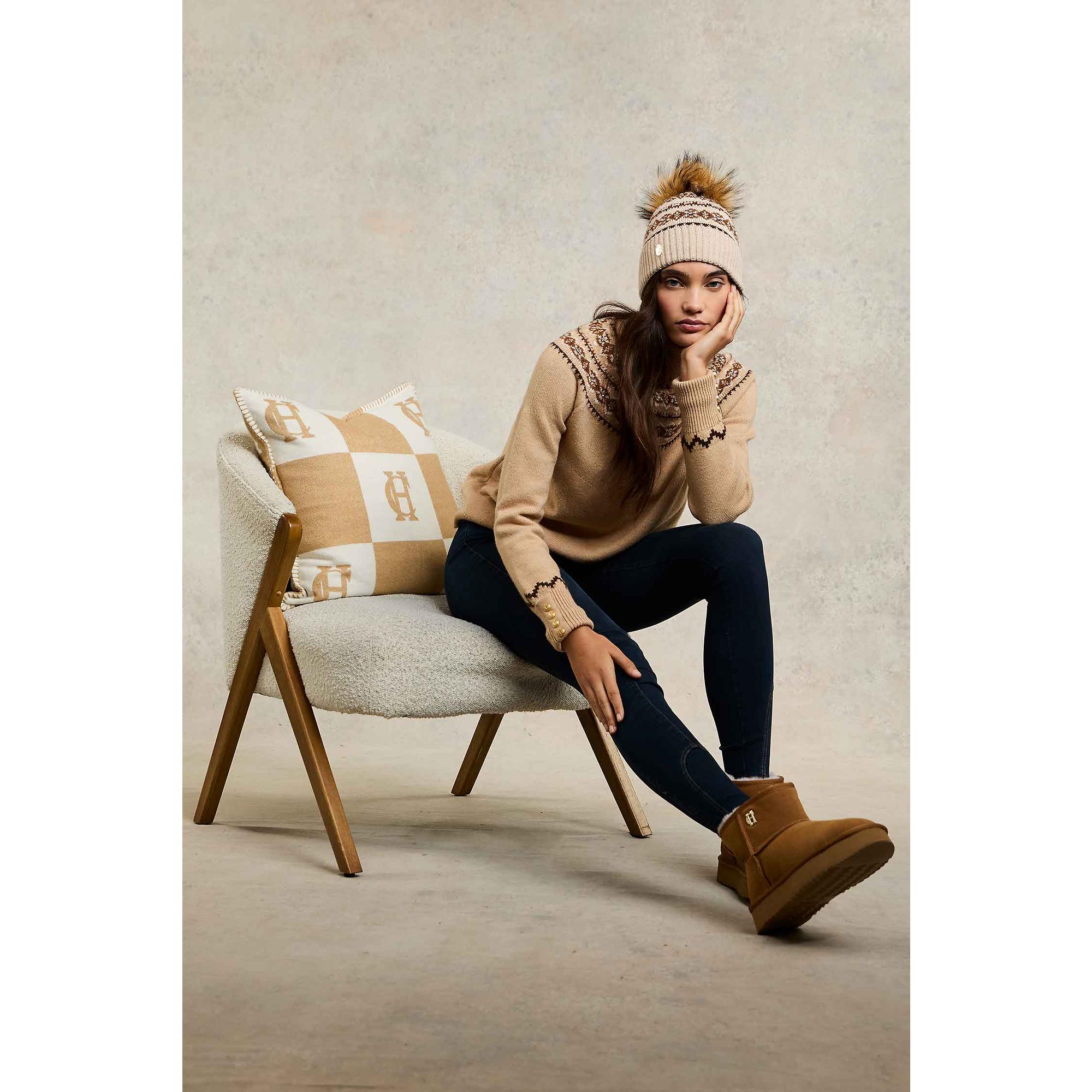 Product image 5 of 10 of Holland Cooper Women's Shearling Platform Boots - Tan