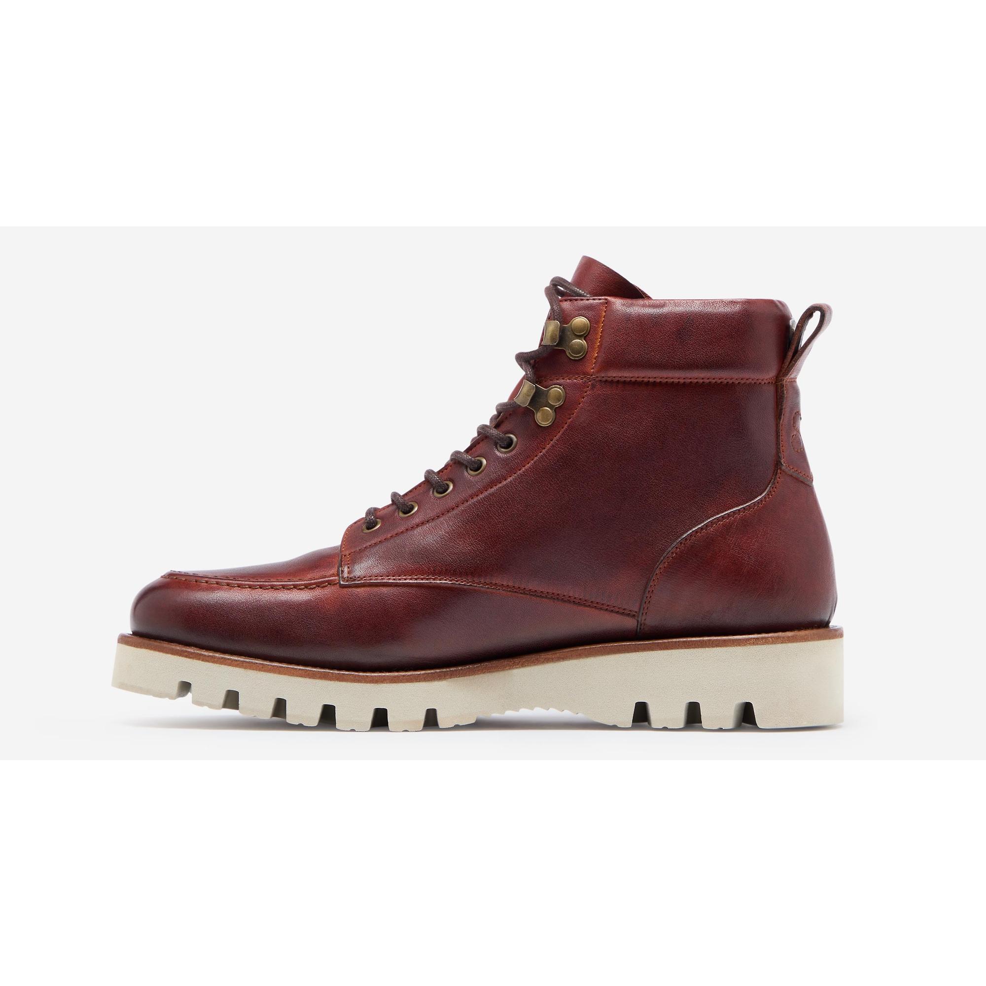 Product image 5 of 5 of Oliver Sweeney Men's Bolhas Dip Dyed Calf Leather Moc Toe Boots - Tan