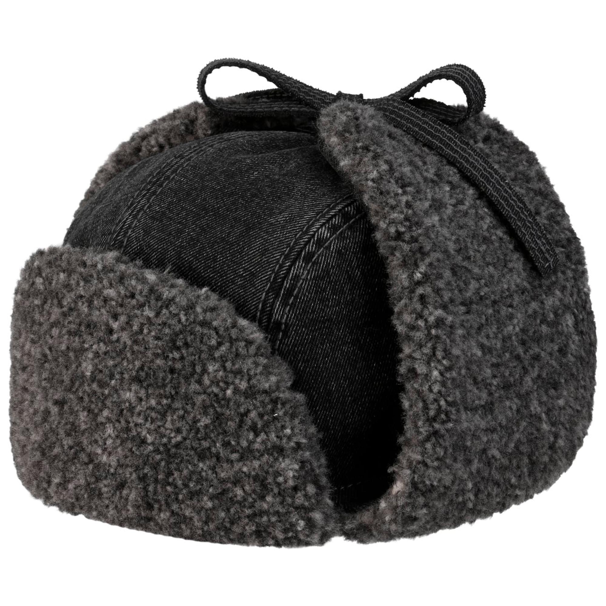 Product image 6 of 8 of Stetson Bomber Denim Garage Aviator Hat - Black