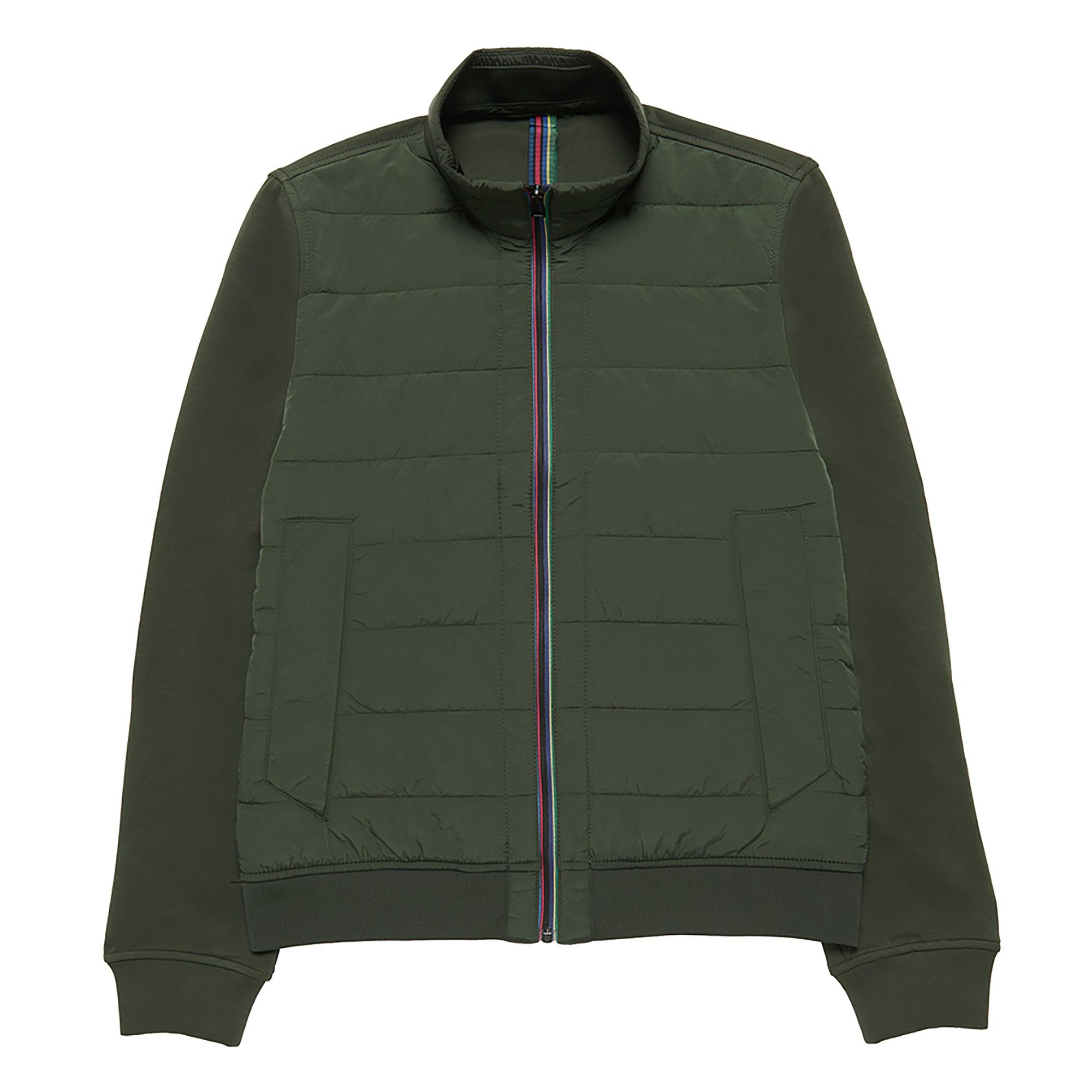 Product image 1 of 4 of Paul Smith Men's Sports Stripe Fibre Down Jacket - Green