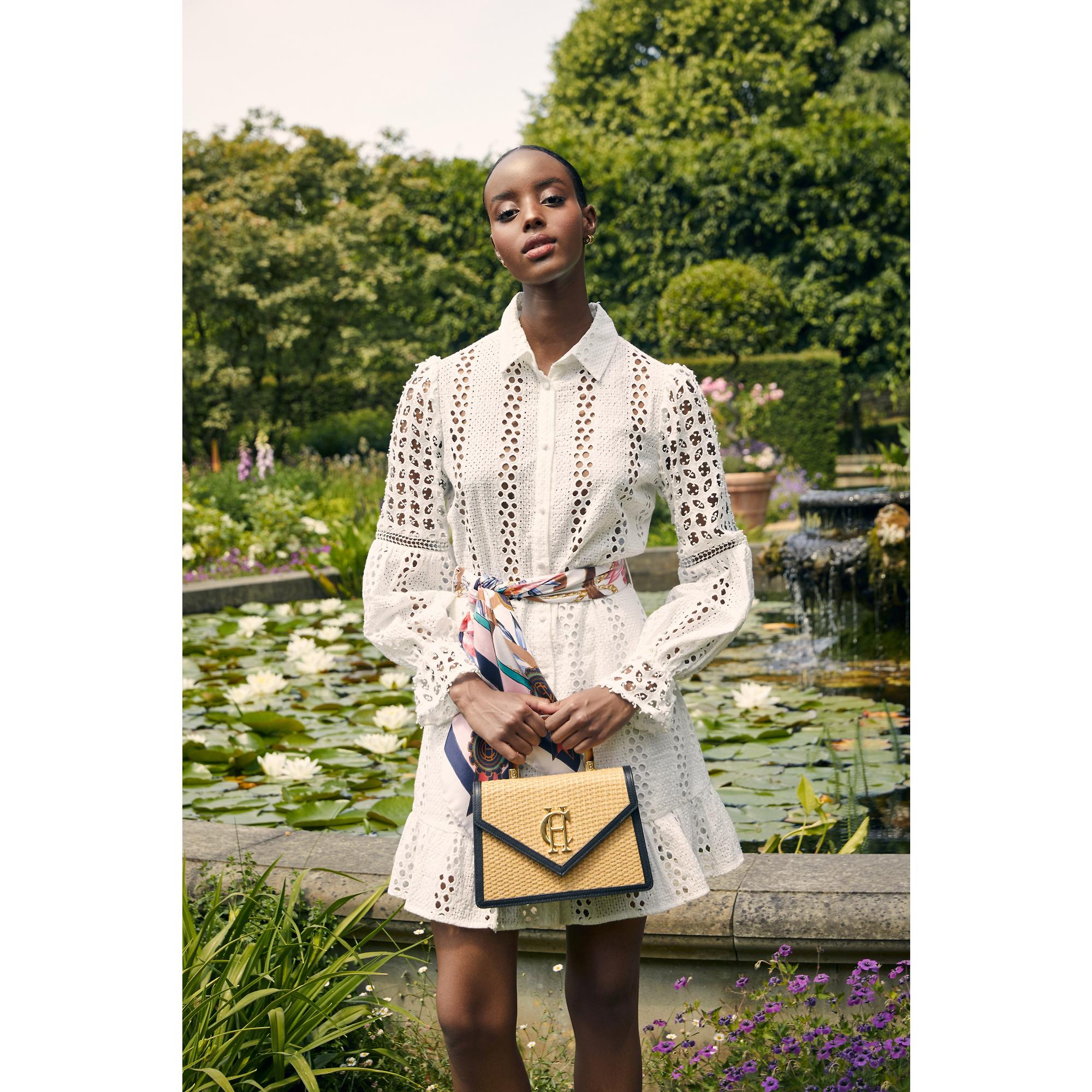 Product image 7 of 11 of Holland Cooper Women's Broderie Lace Dress - White