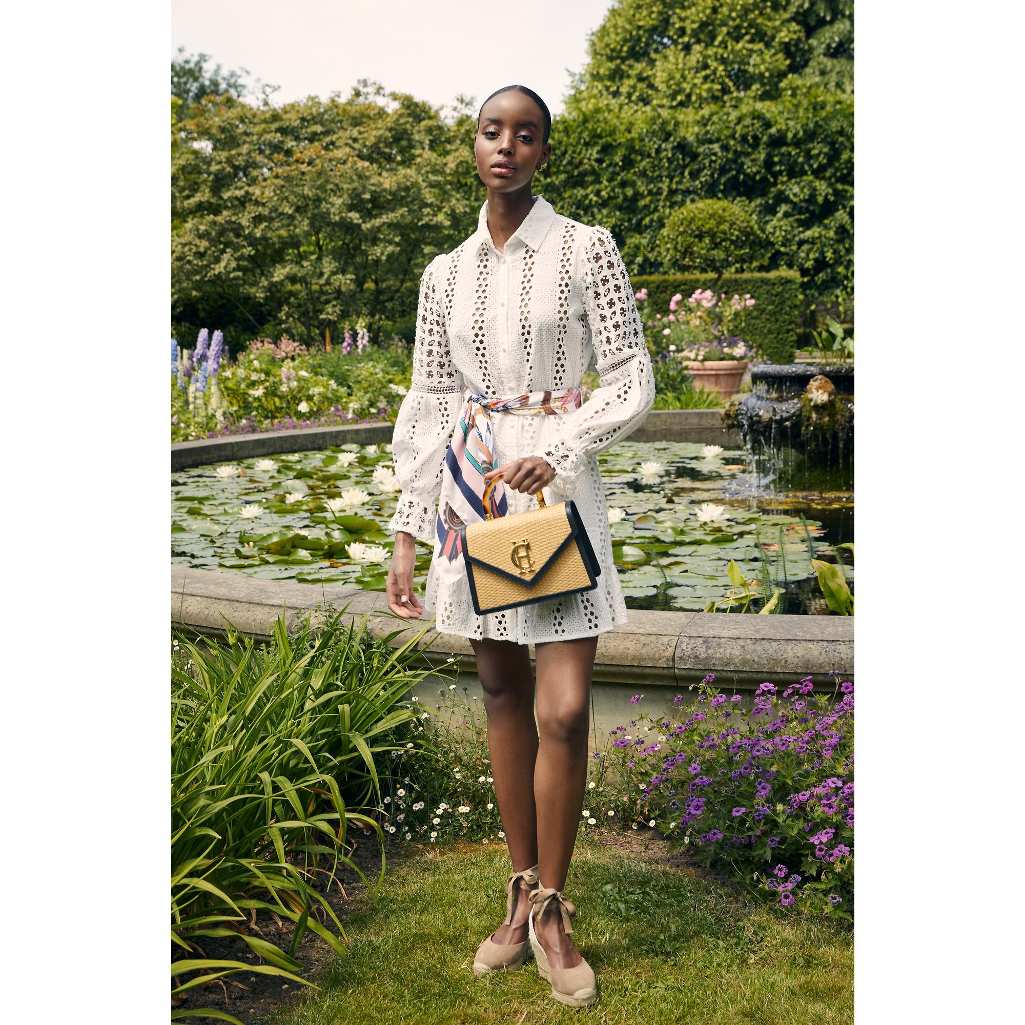 Product image 4 of 11 of Holland Cooper Women's Broderie Lace Dress - White