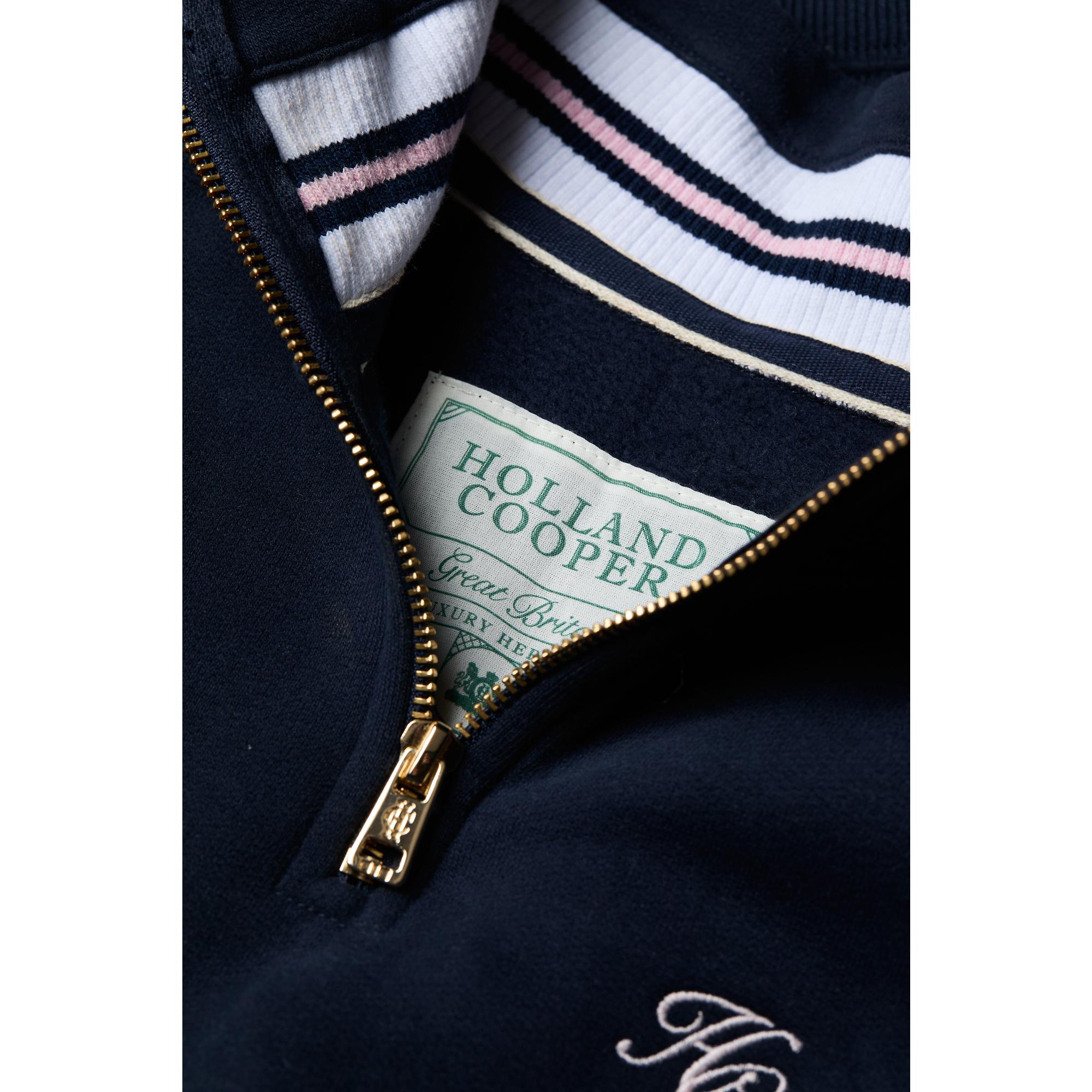 Product image 6 of 8 of Holland Cooper Women's Burford Quarter Zip Neck Sweat - Ink Navy