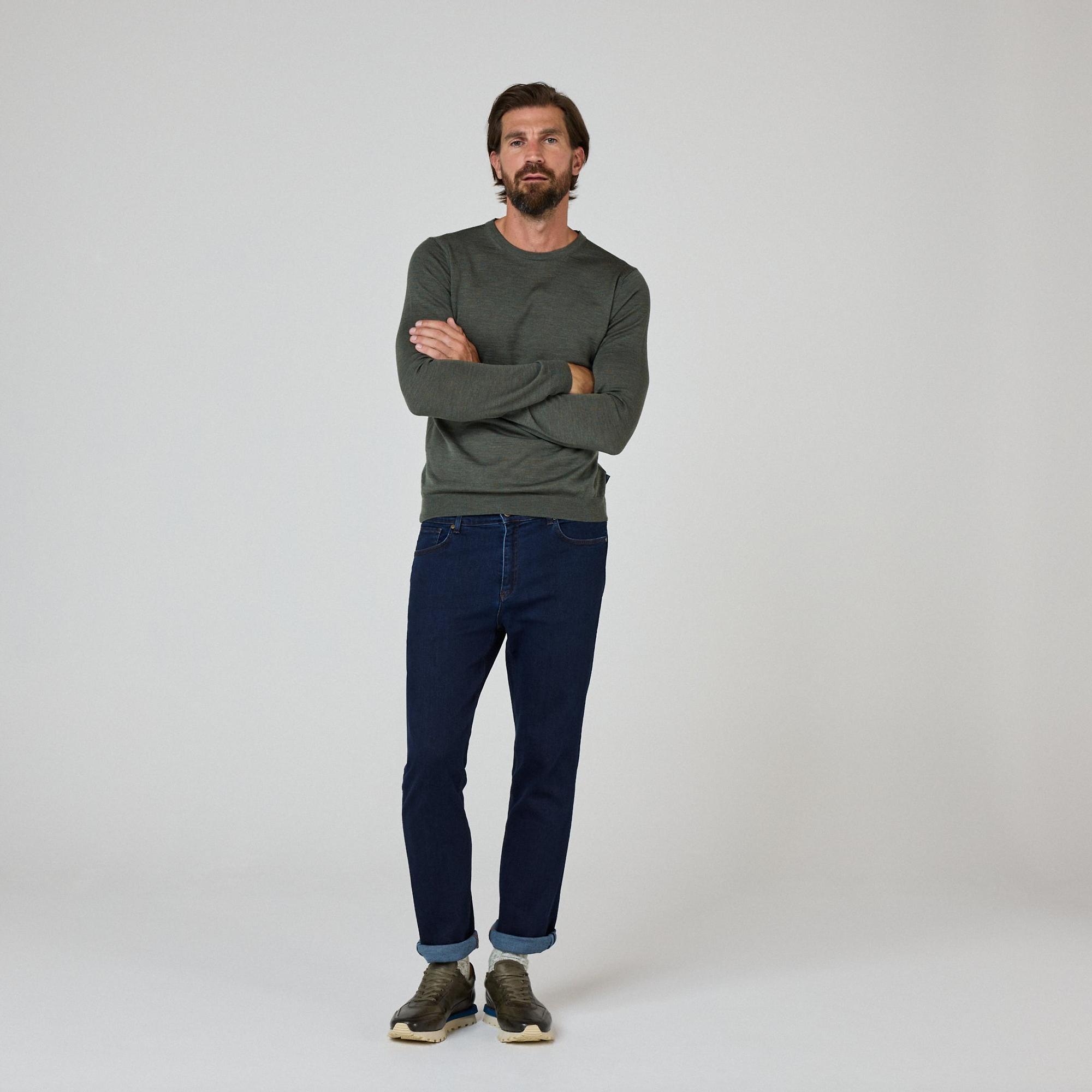 Product image 4 of 8 of Oliver Sweeney Men's Camber Jumper - Khaki