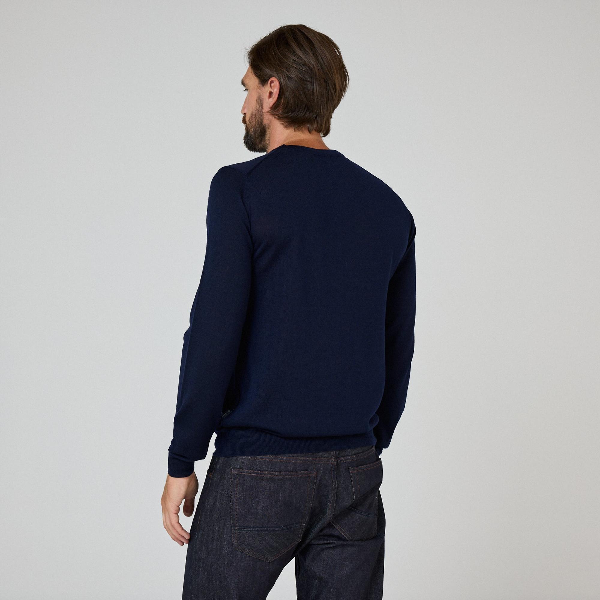 Product image 4 of 8 of Oliver Sweeney Men's Camber Jumper - Navy
