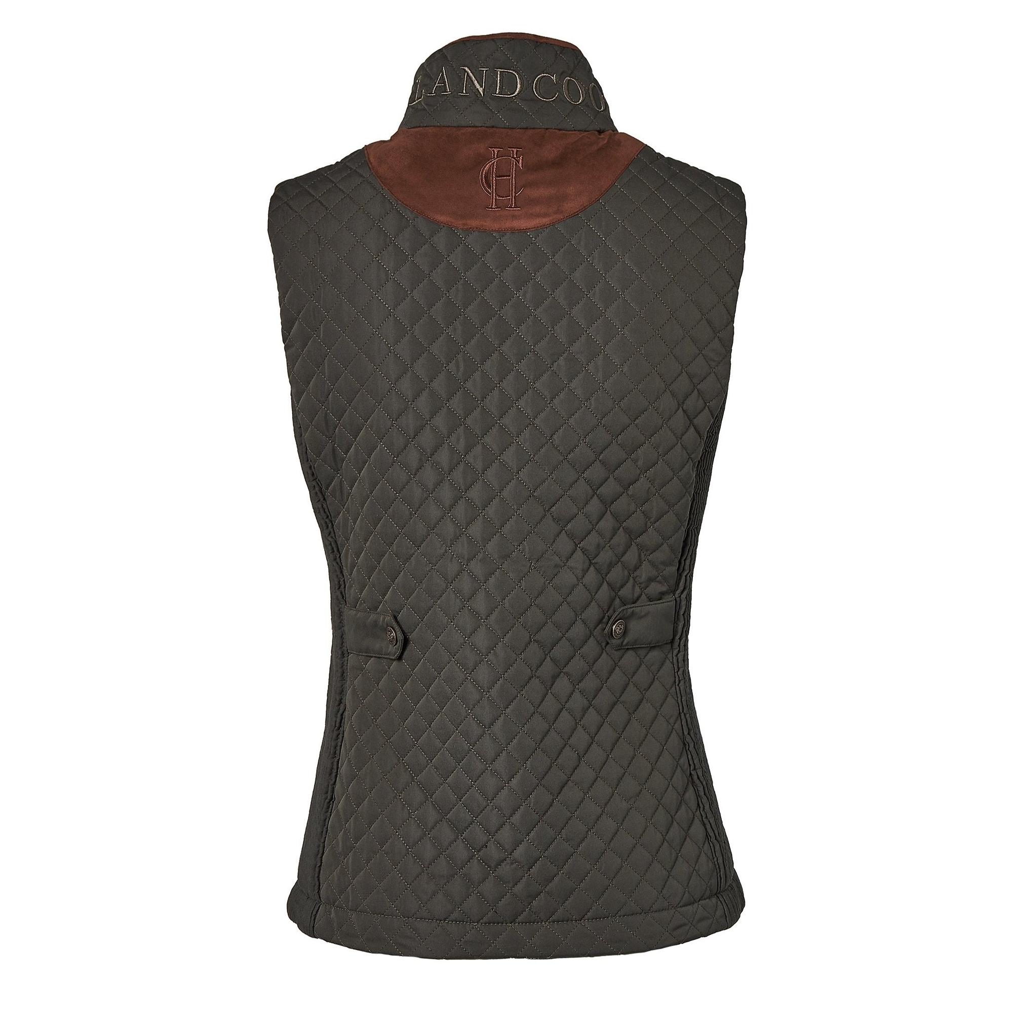 Product image 2 of 11 of Holland Cooper Women's Cambridge Gilet - Dark Olive