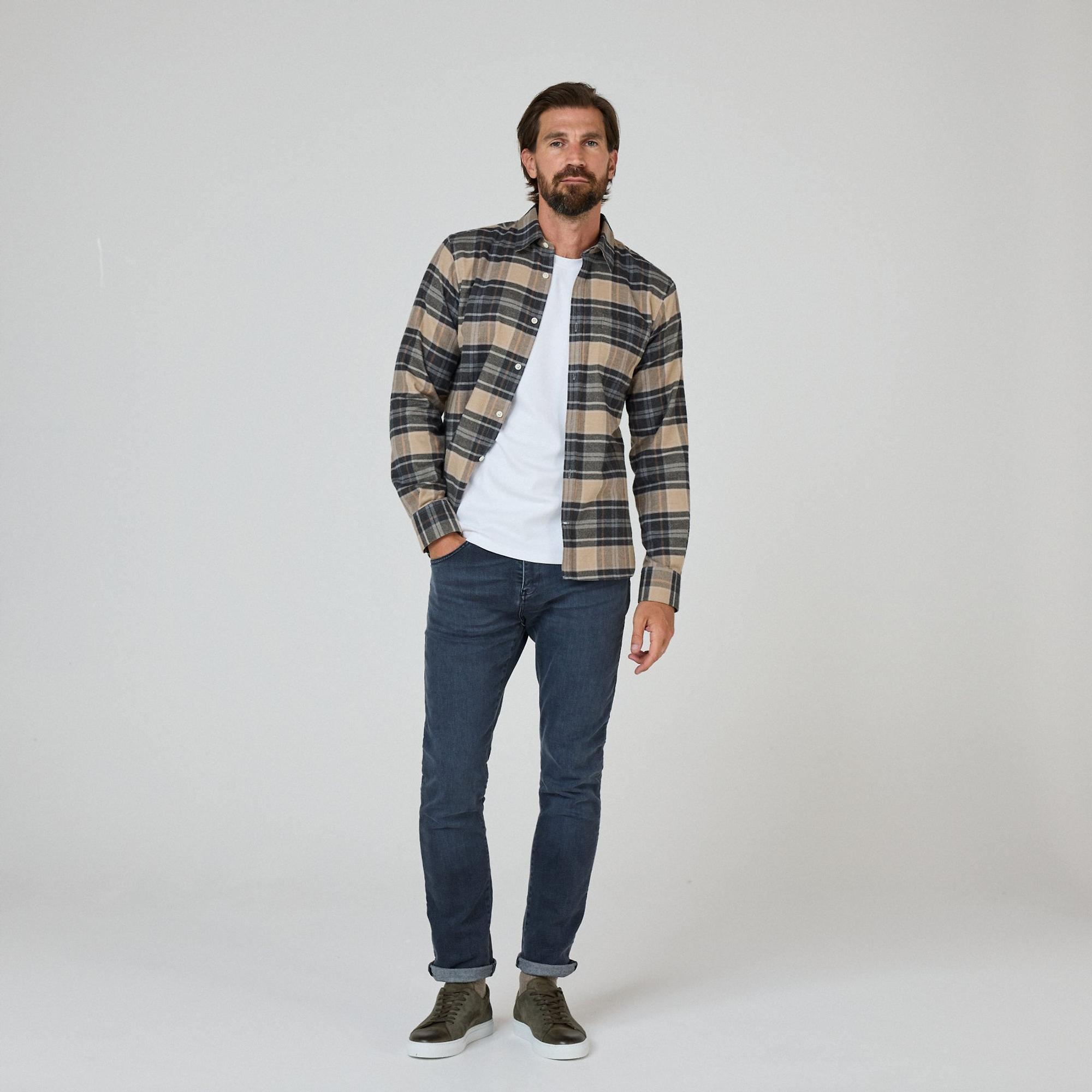 Product image 5 of 10 of Oliver Sweeney Men's Censo Shirt - Camel/Navy