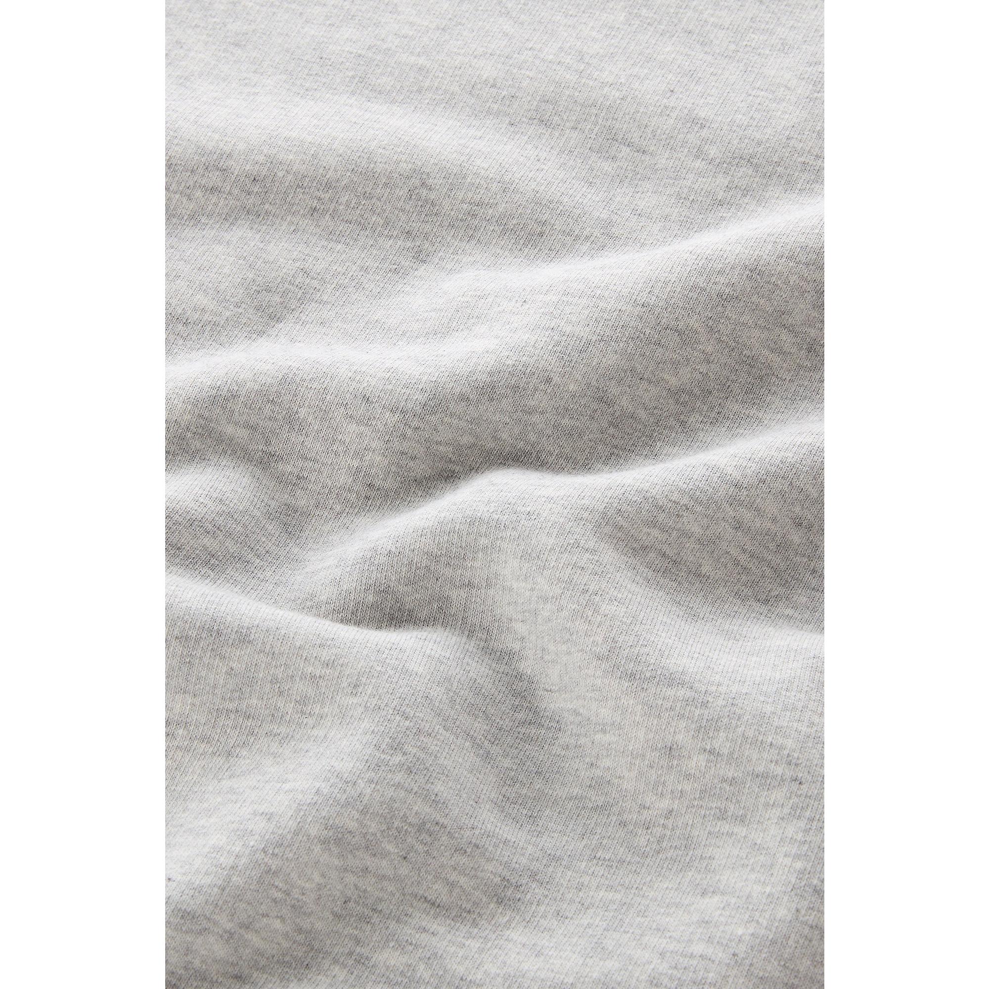 Product image 8 of 8 of Woolrich Men's Logo Script Cotton Fleece Crewneck - Light Grey Melange