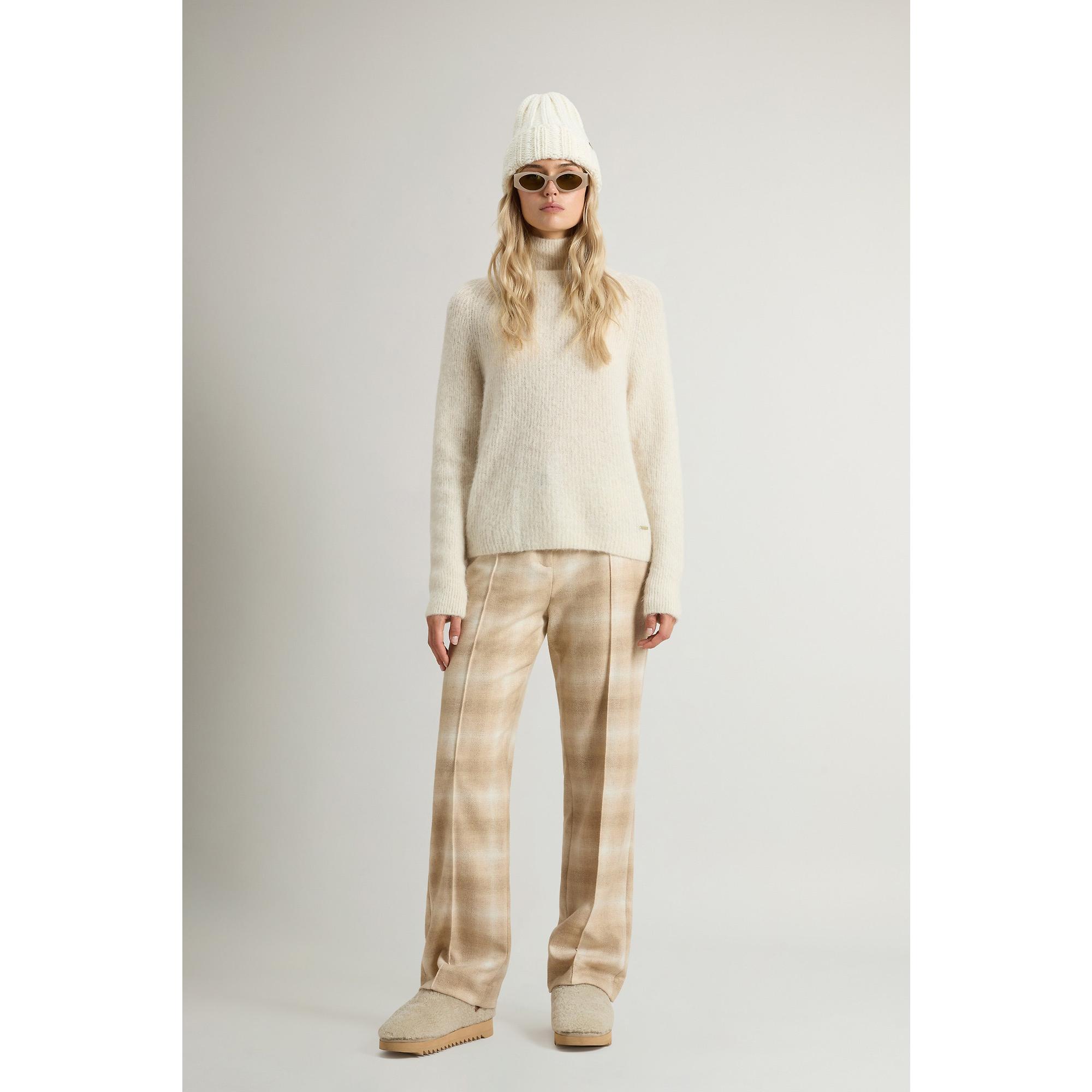 Product image 3 of 6 of Woolrich Women's Soft Alpaca Turtleneck - Milky Cream