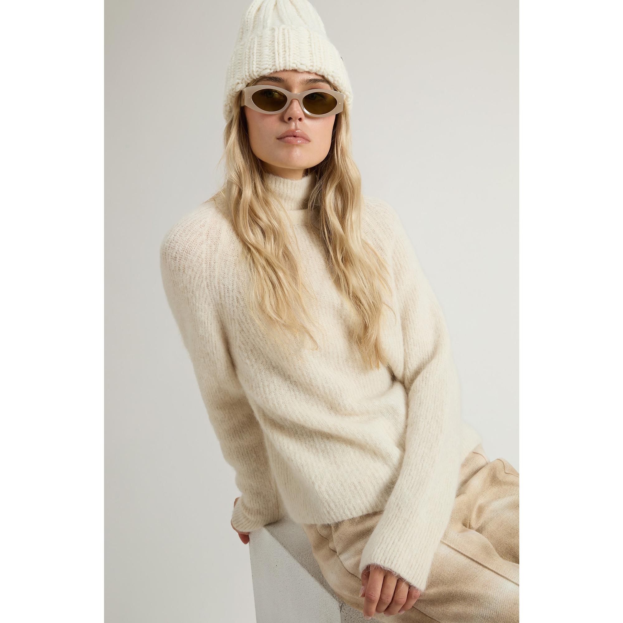Product image 5 of 6 of Woolrich Women's Soft Alpaca Turtleneck - Milky Cream