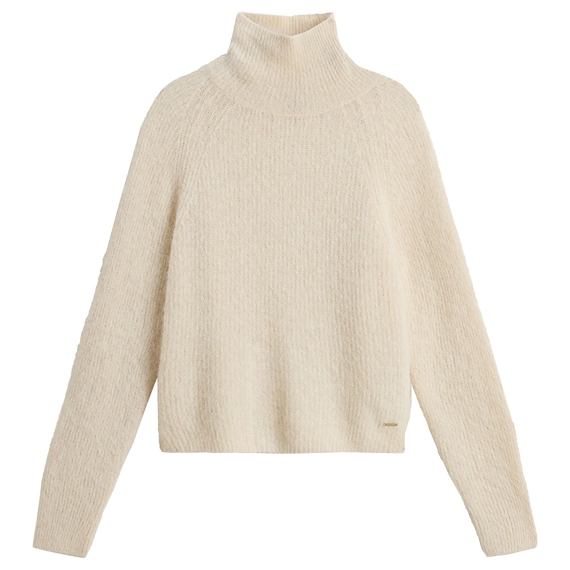 Product image 1 of 6 of Woolrich Women's Soft Alpaca Turtleneck - Milky Cream