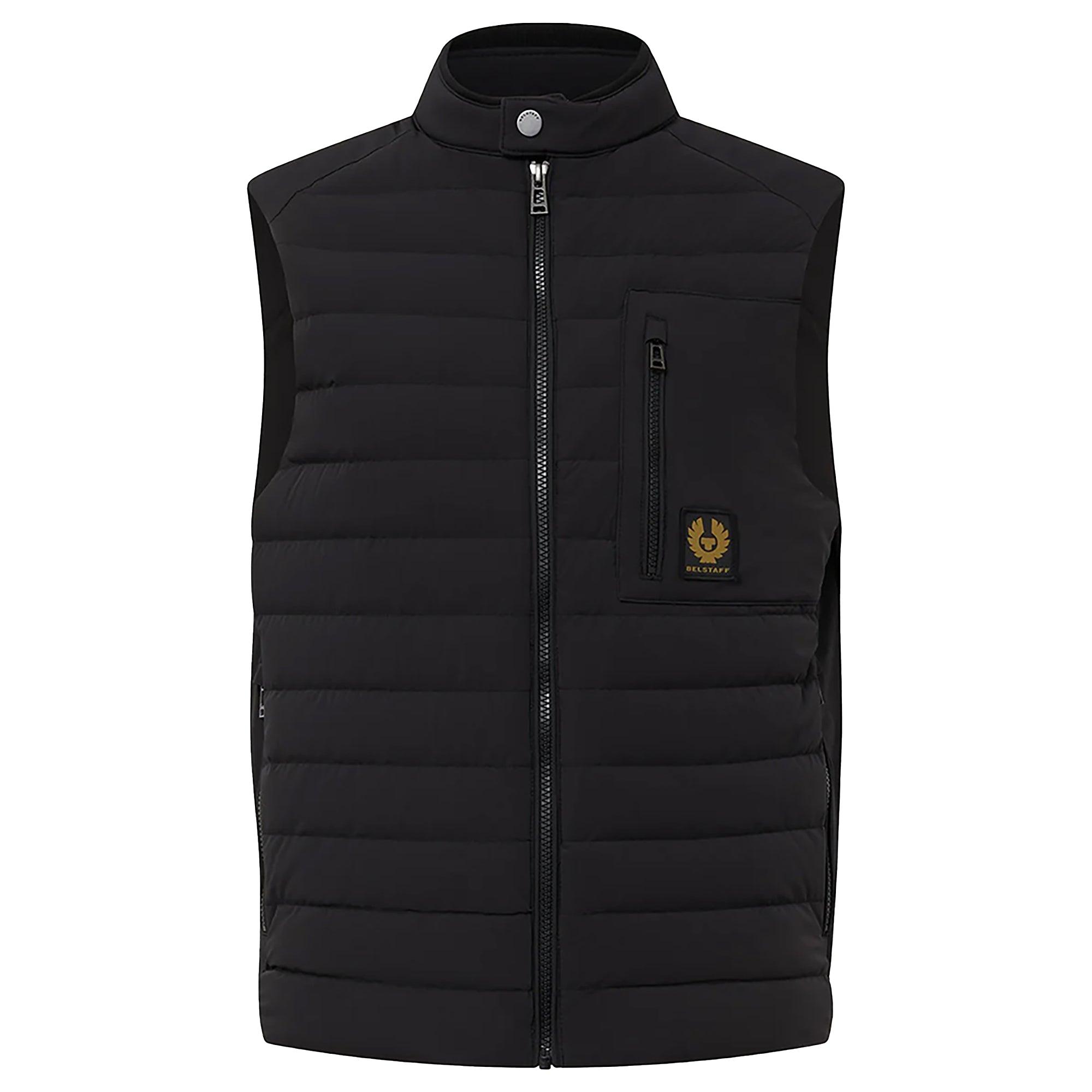 Product image 1 of 3 of Belstaff Men's Lightweight Stretch Down Chassis Gilet - Black