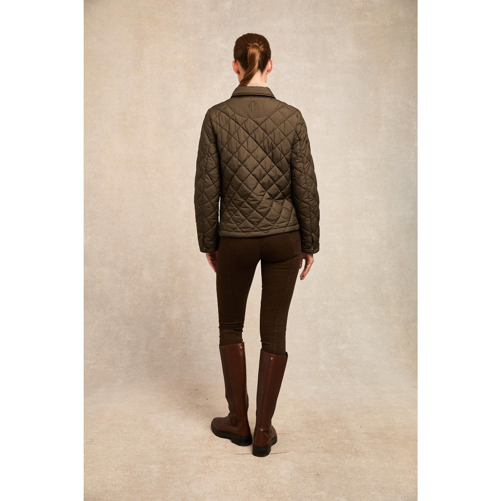 Product image 6 of 9 of Holland Cooper Women's Quilted Coach Jacket - Heritage Khaki